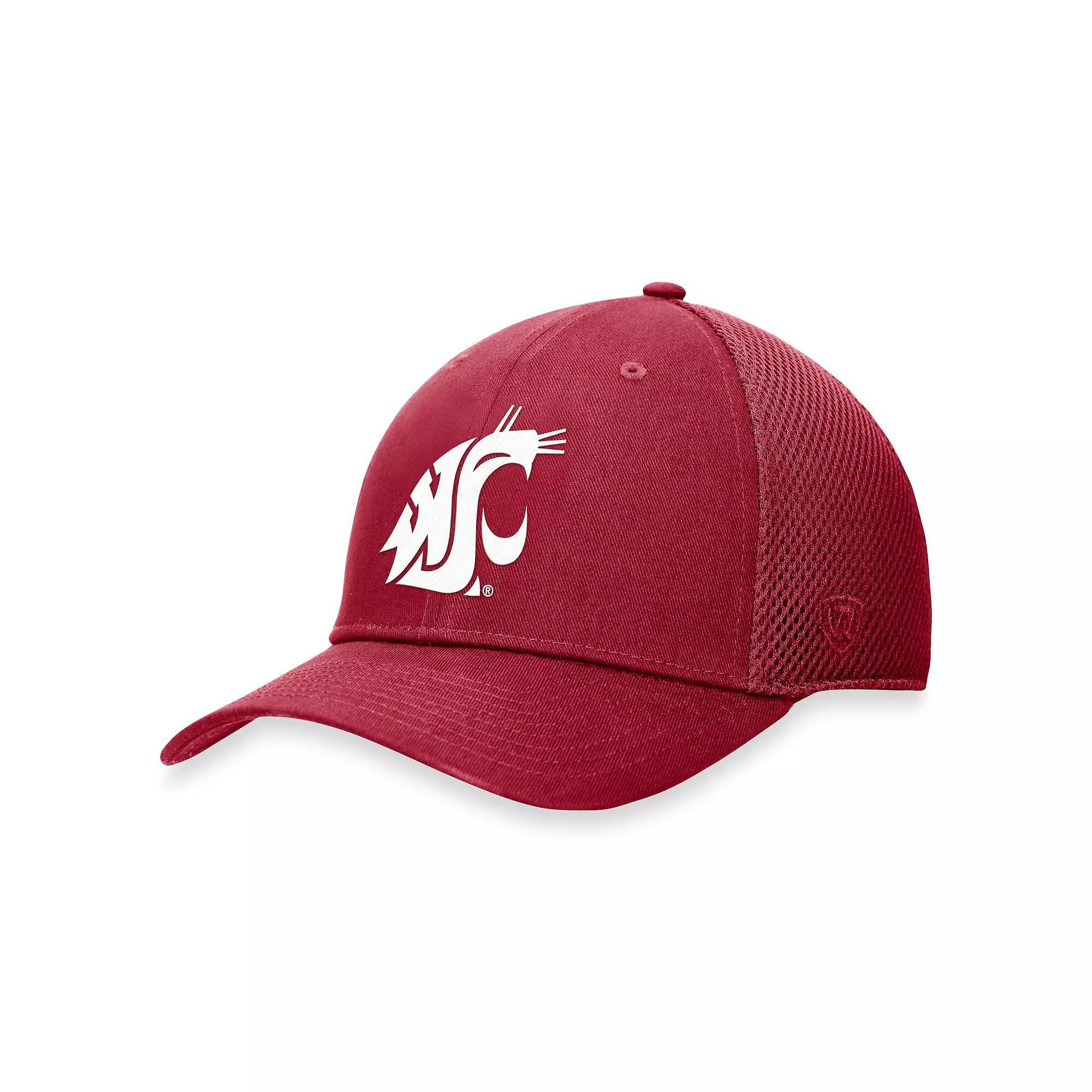 Men's Top of the World Crimson Washington State Cougars Spacer Flex Hat, Size: Small/Medium, Wsc Red Product Image