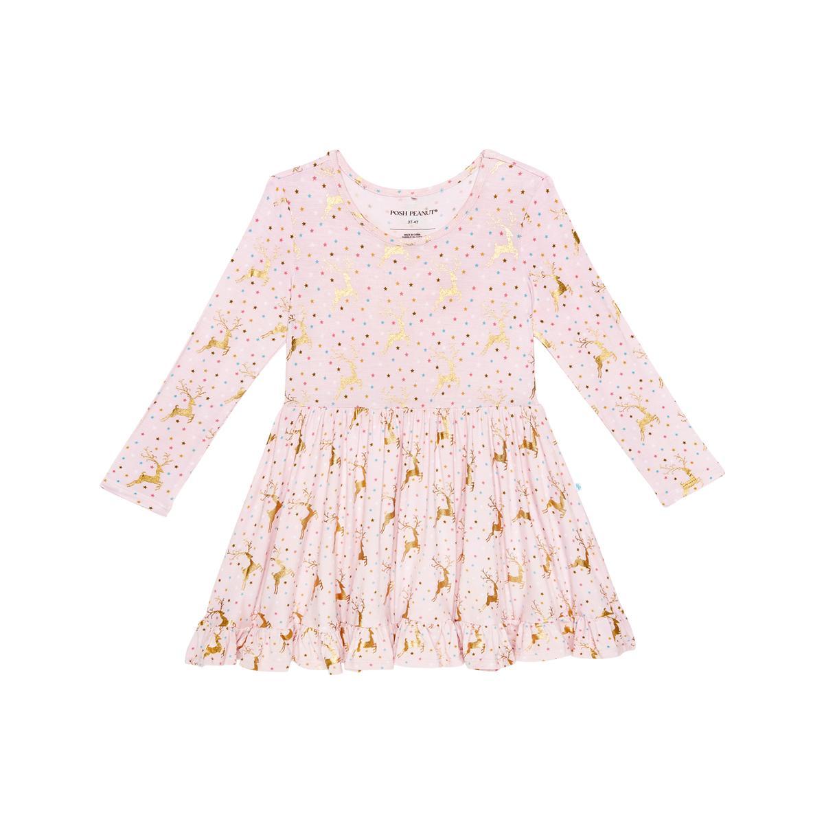 Ryleigh Long Sleeve Ruffled Twirl Dress Baby Product Image