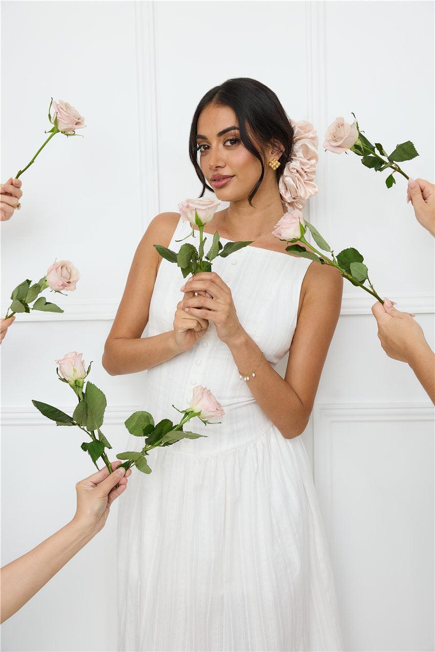 Serene Nights Maxi Dress White Product Image