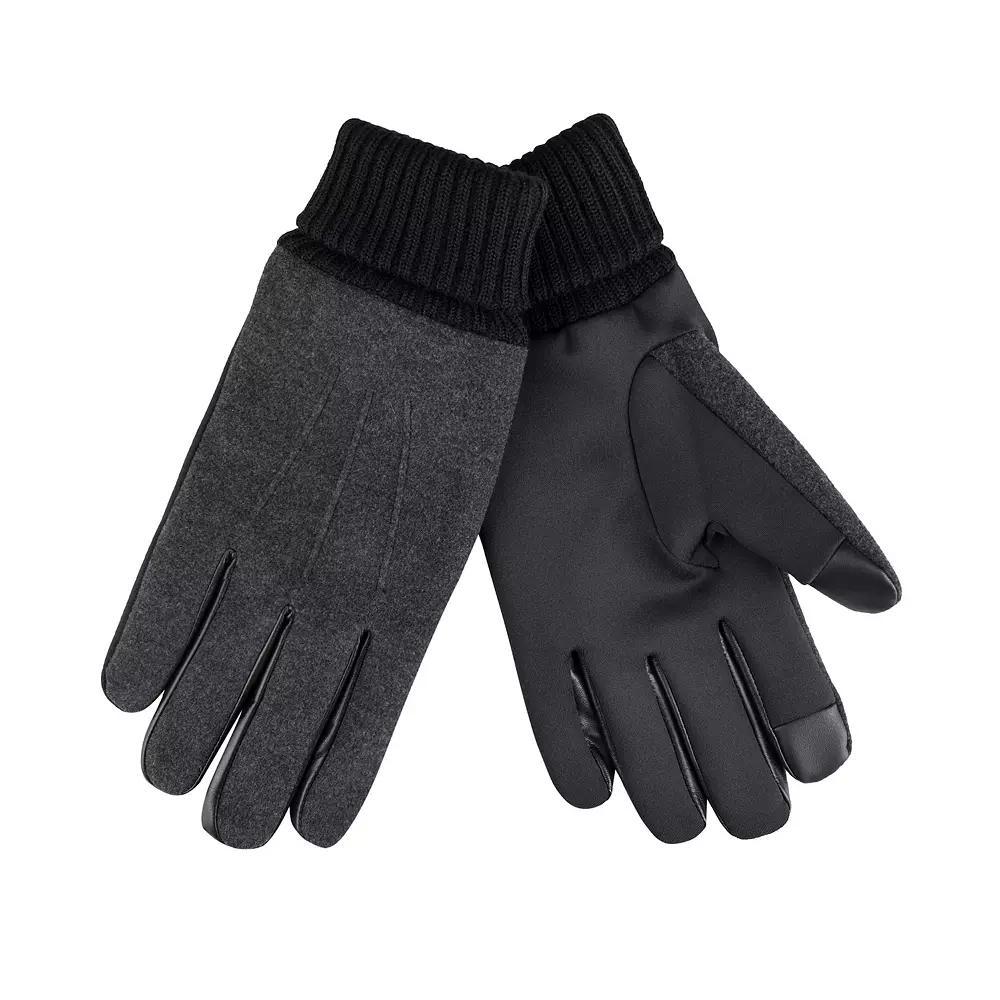 Men's Dockers® Stretch Wool Blend Touchscreen Gloves, Size: XL, Grey Product Image