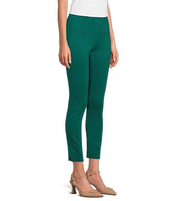 Slim Factor by Investments Coordinating Ponte Knit Ankle Skinny Pants Product Image
