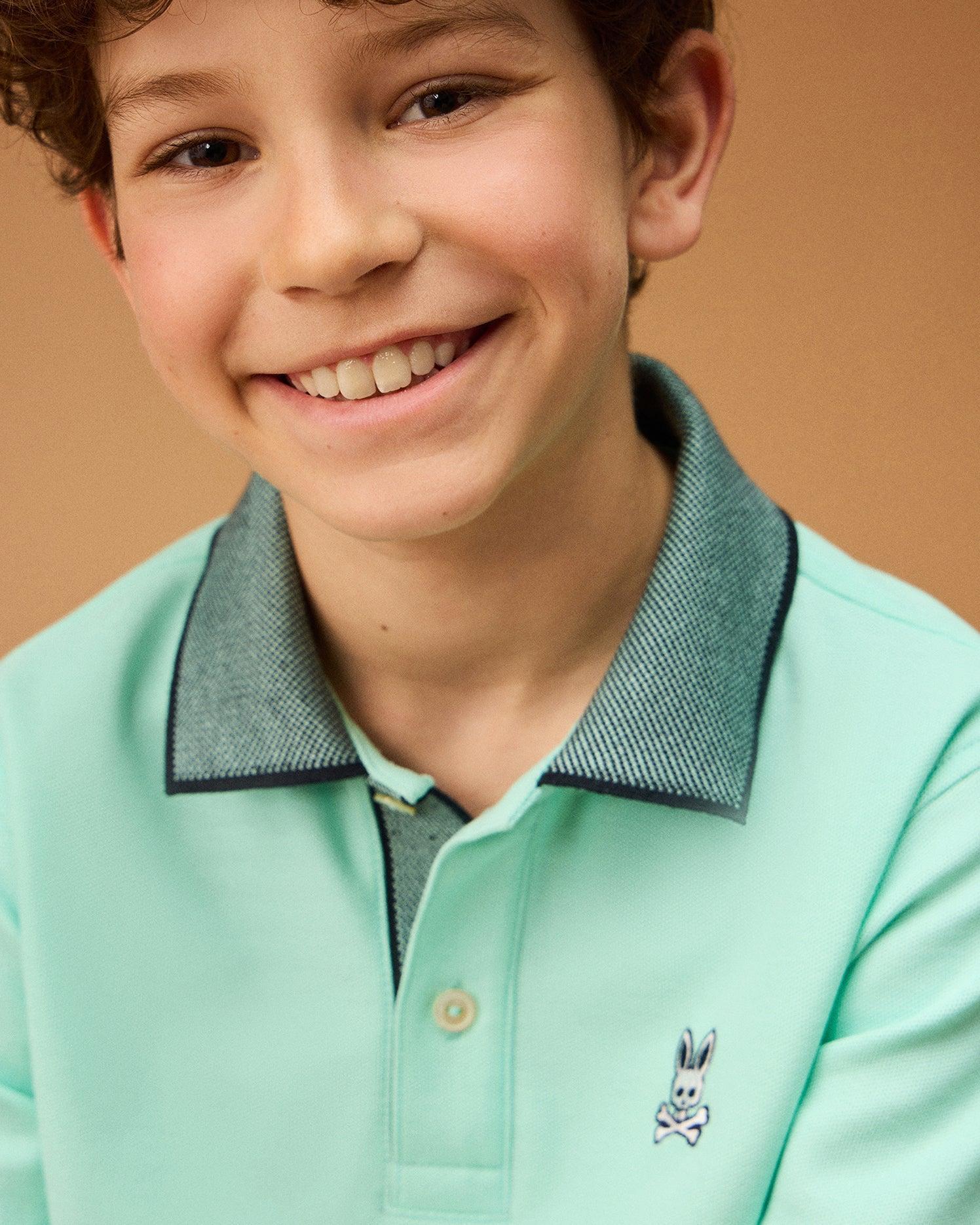KIDS RIVIERA PIQUE POLO SHIRT - B0K640C200 Product Image