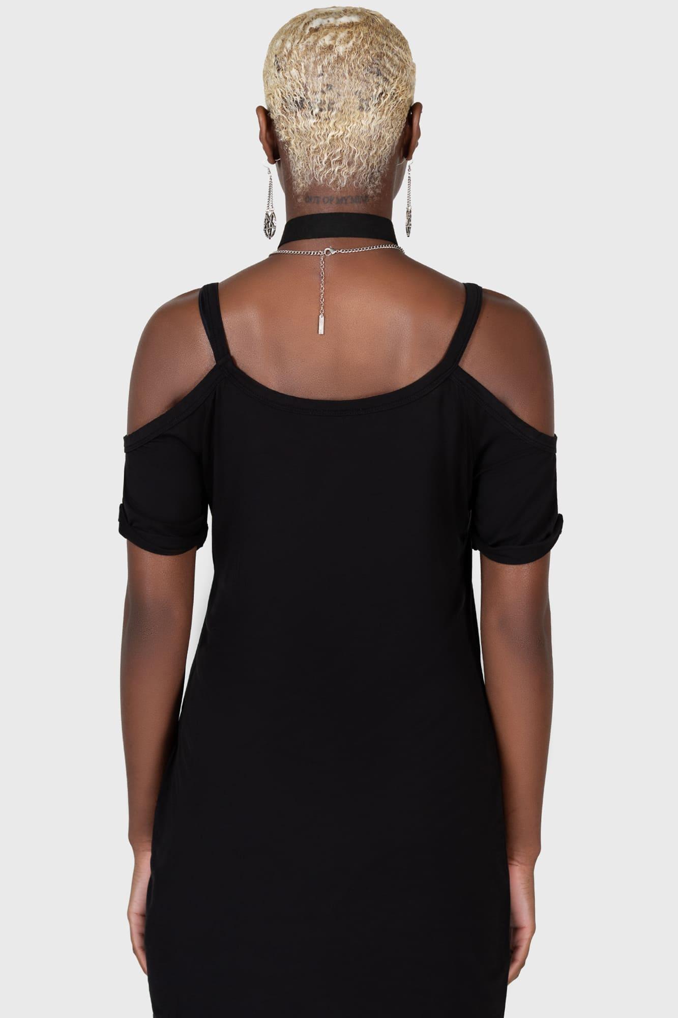 Cat Attack Distress Top - Resurrect Female Product Image