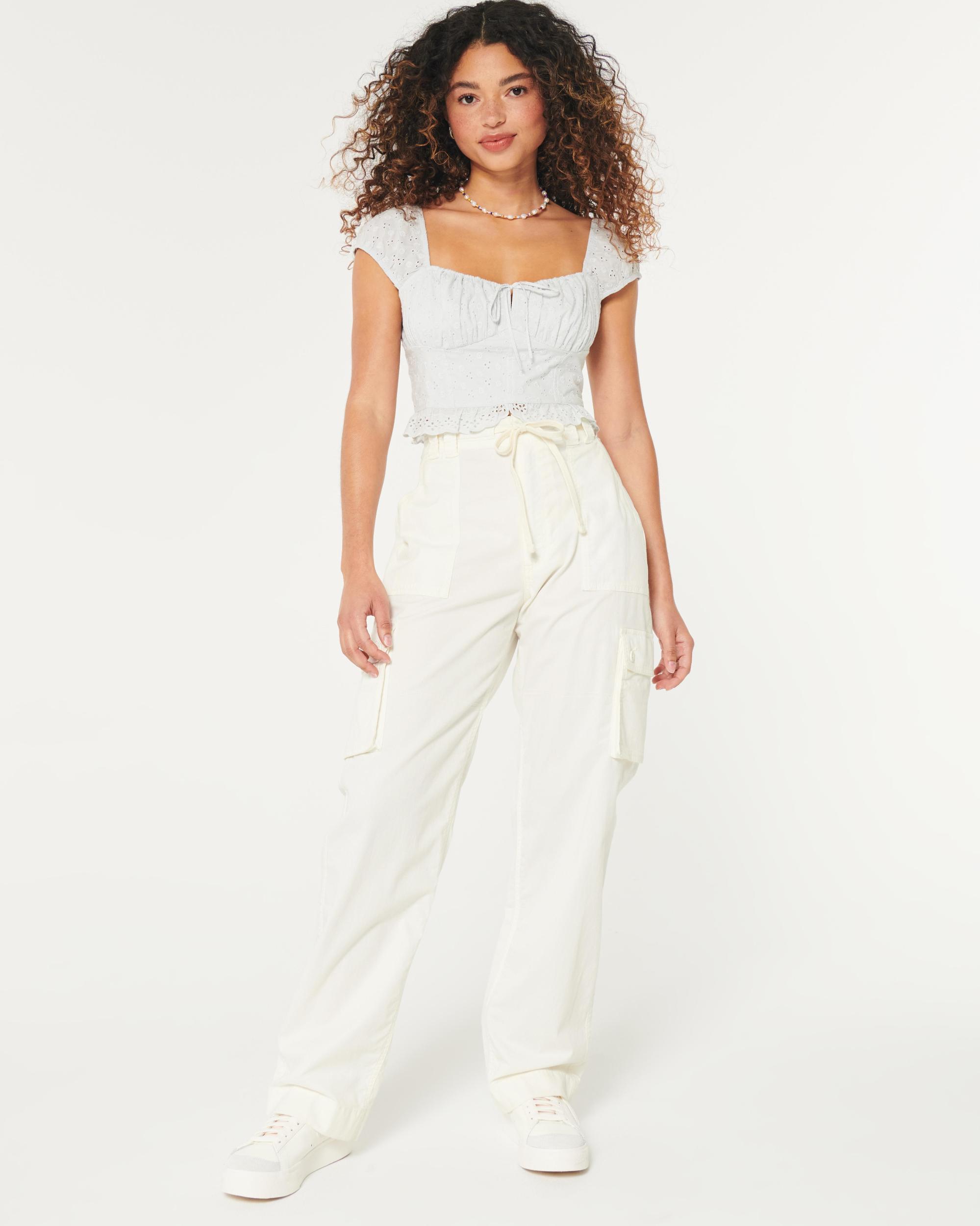 Ultra High-Rise Cargo Dad Pants Product Image
