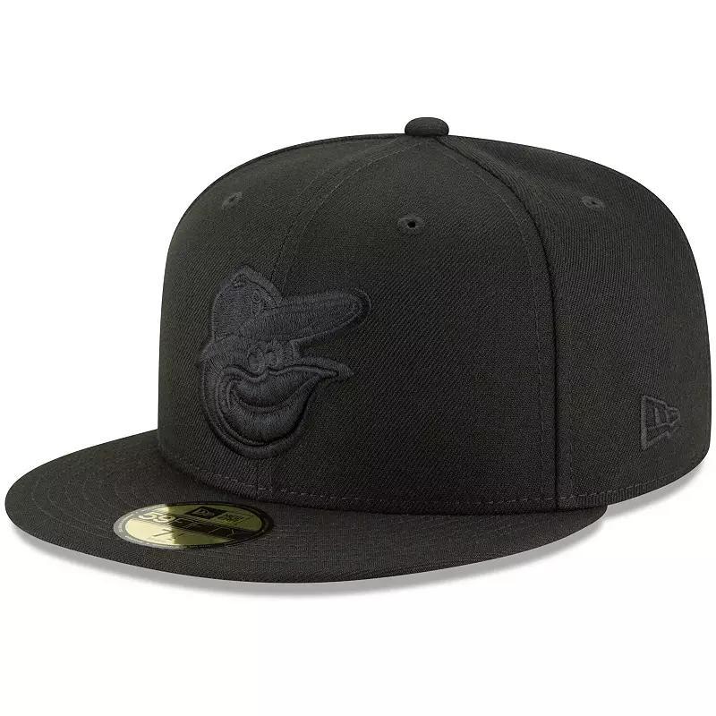 Men's New Era Black Baltimore Orioles Primary Logo Basic 59FIFTY Fitted Hat, Size: 6 7/8 Product Image