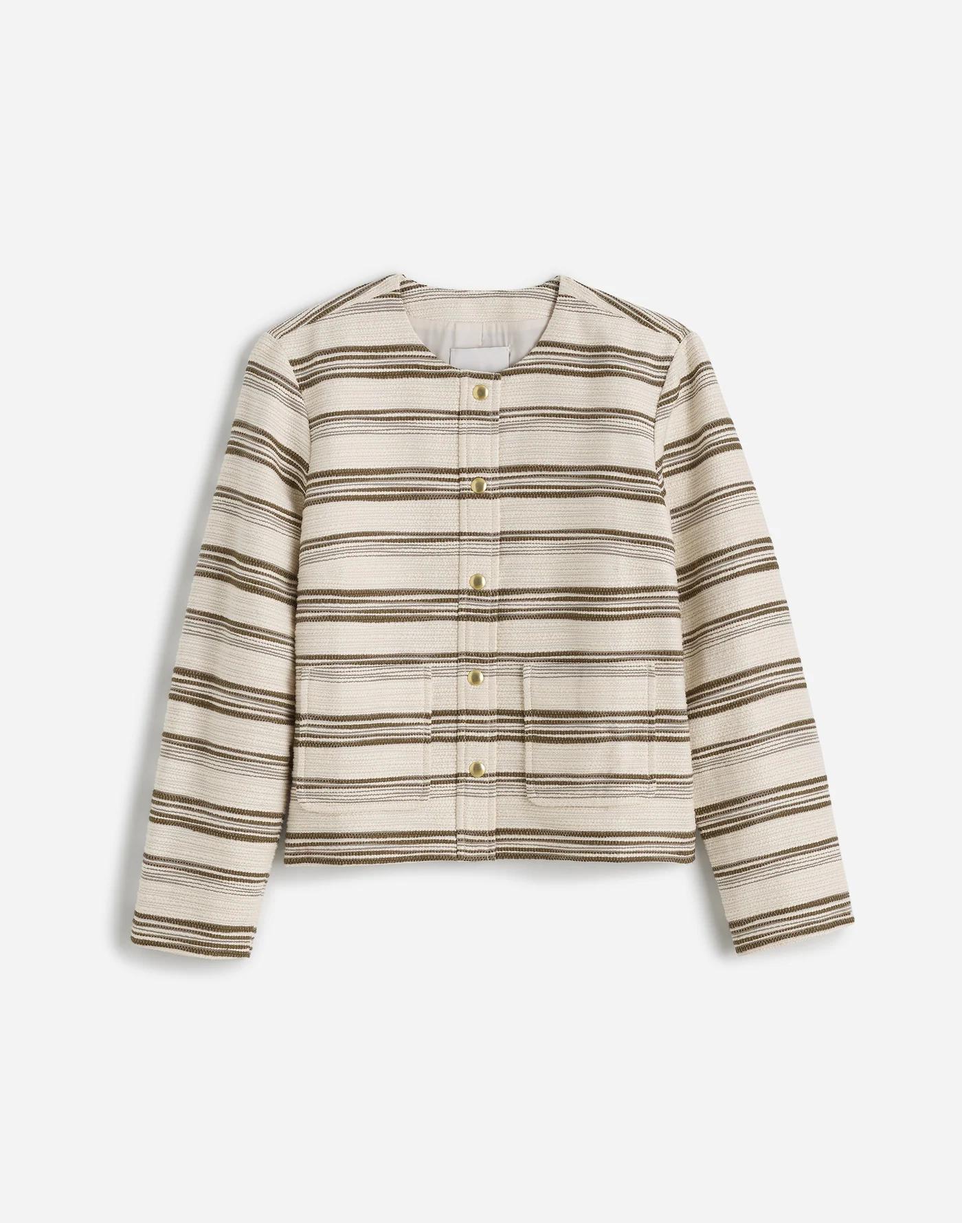 Lady Jacket in Striped Tweed Product Image