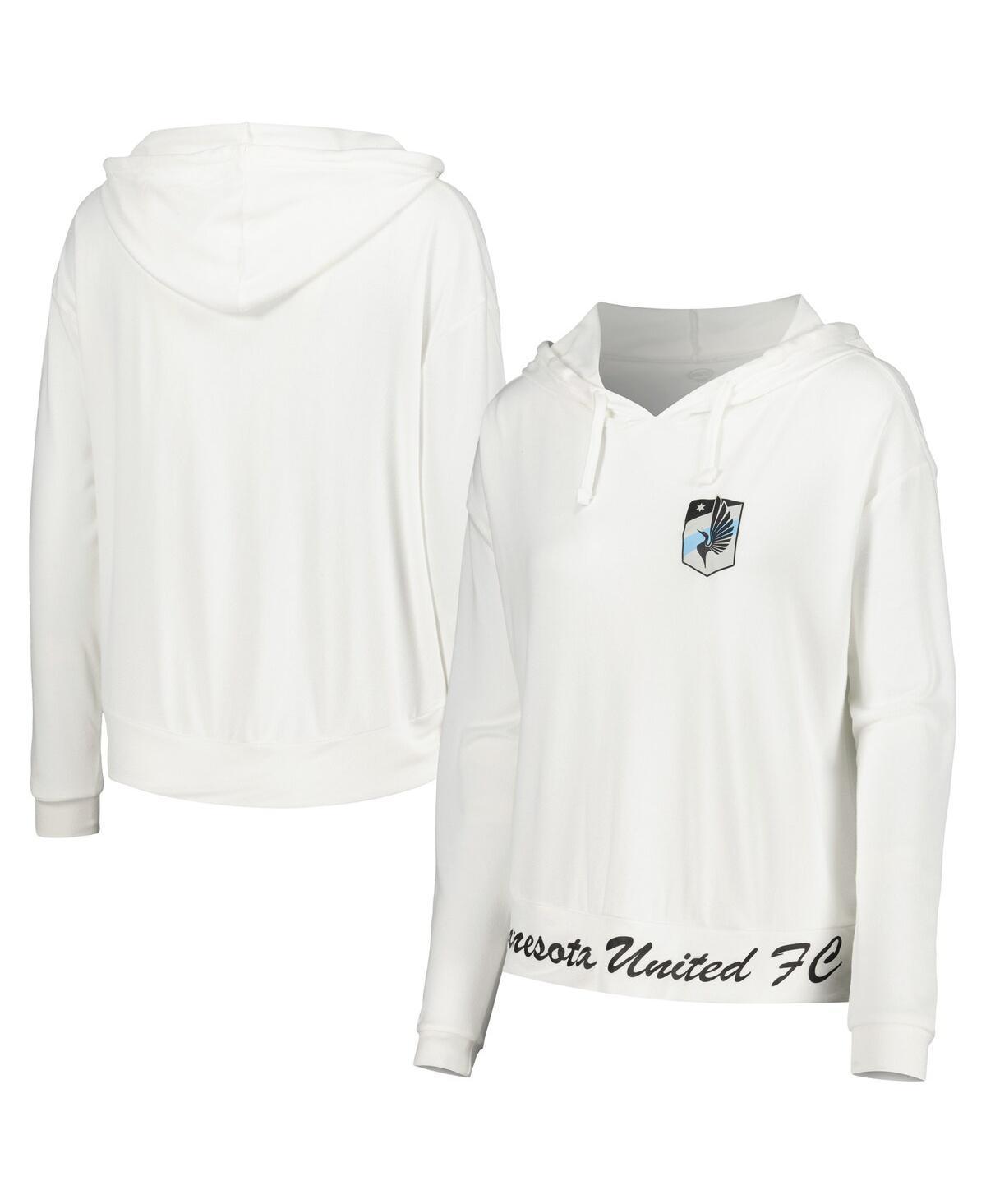 Women's Concepts Sport White Minnesota United FC Accord Hoodie Long Sleeve Top, Size: Small, Mfc White Product Image