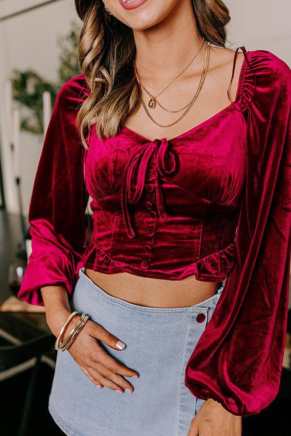 Holiday Fun Velvet Top Product Image