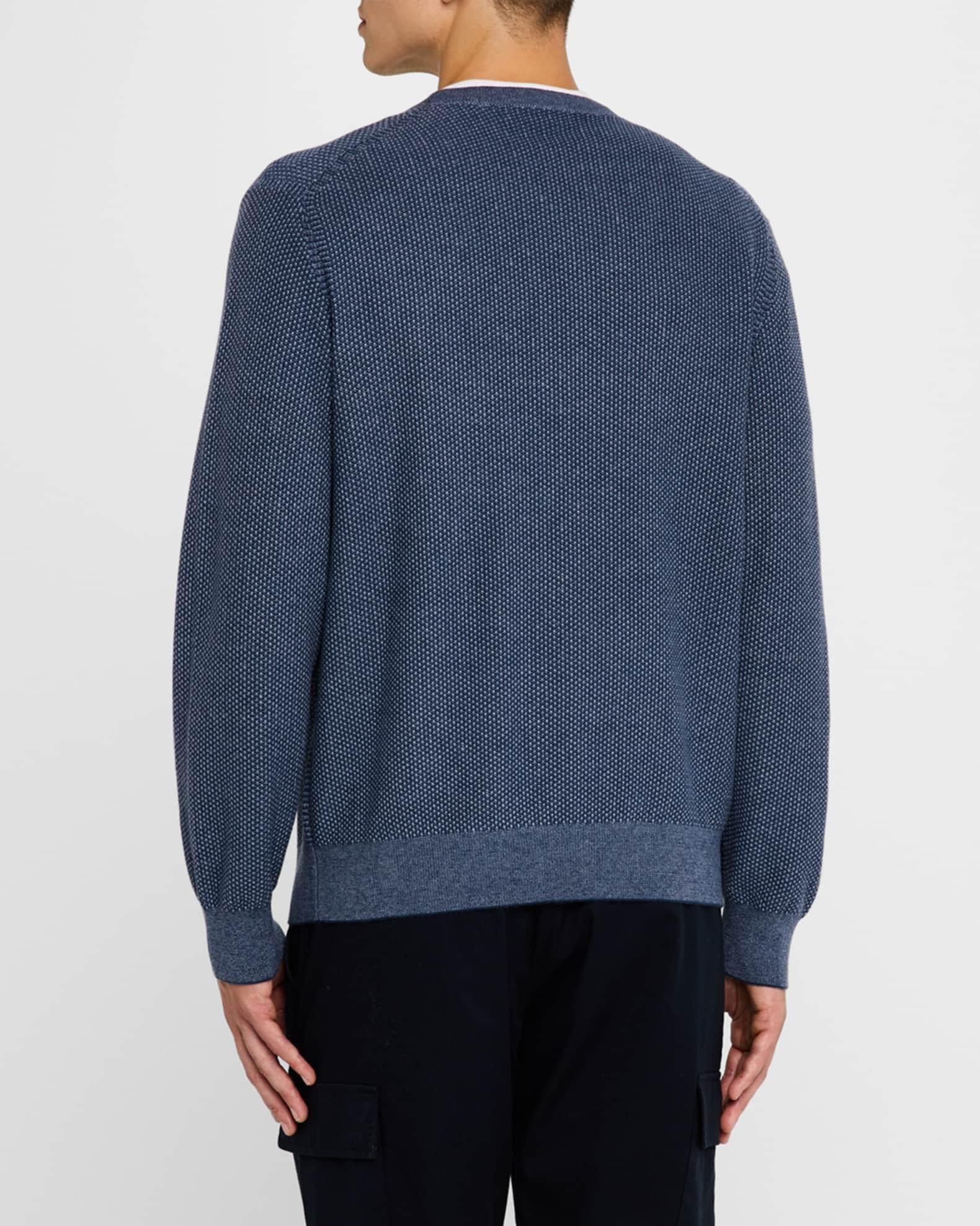 Men's Geometric Jacquard Sweater Product Image