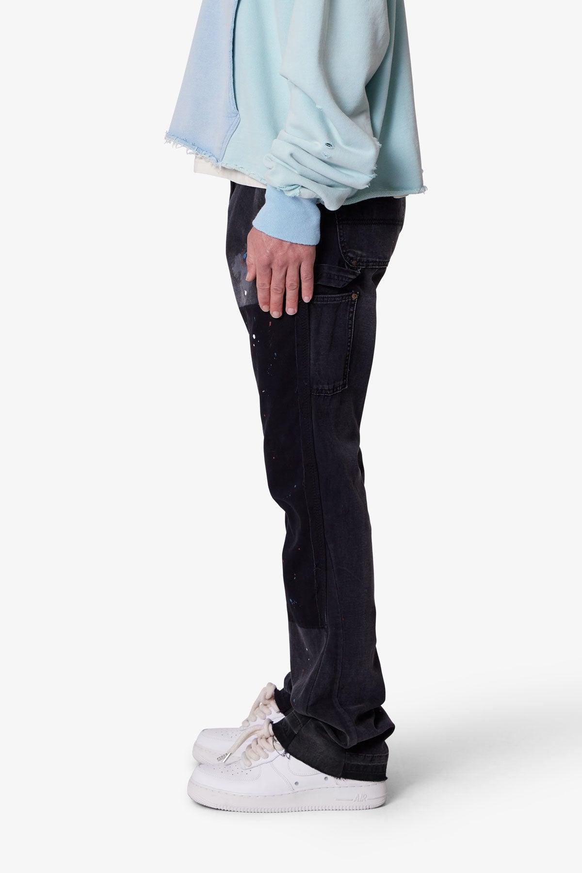 B243 Flare Denim - Black Product Image