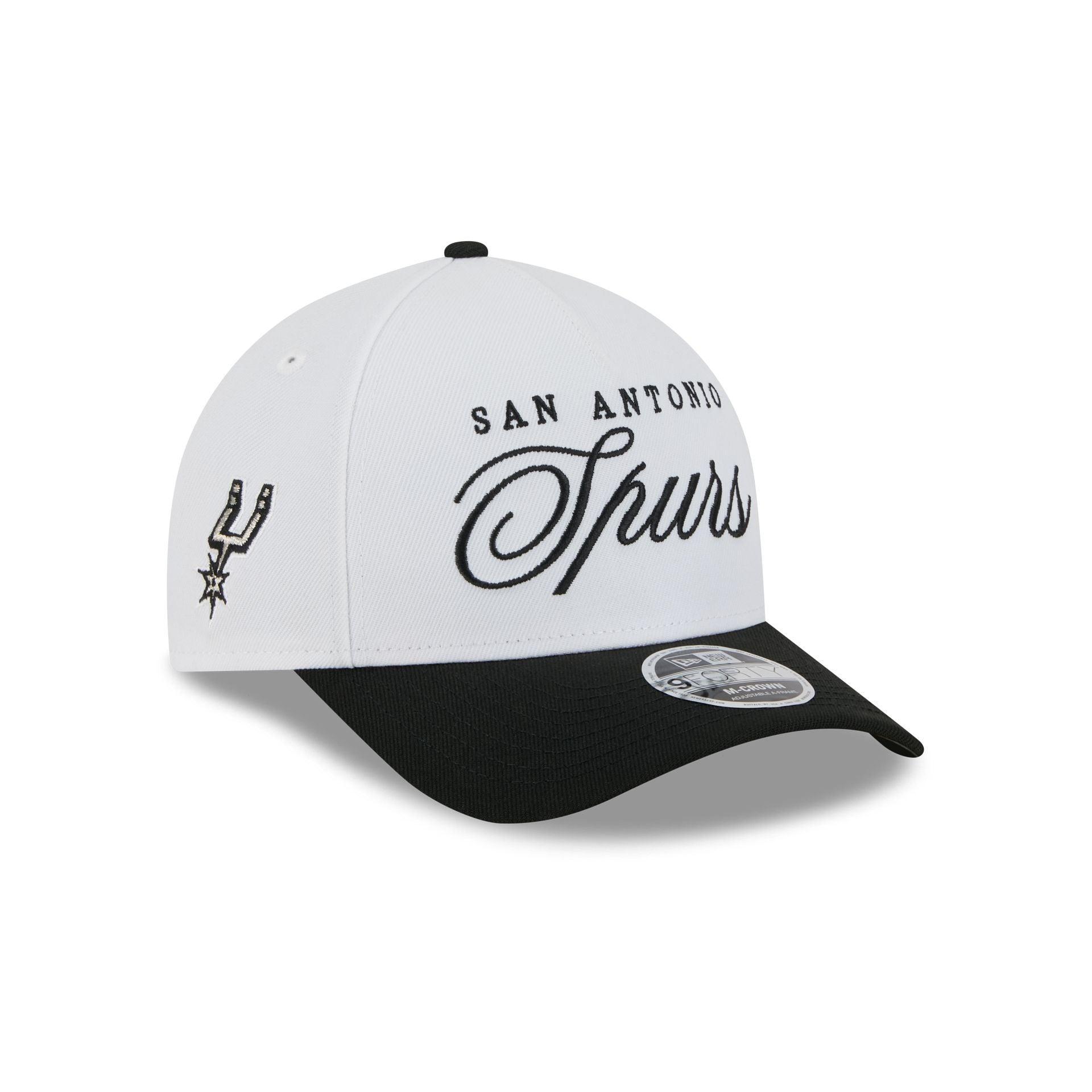 San Antonio Spurs 2025 Draft 9FORTY M-Crown A-Frame Snapback Hat Male Product Image