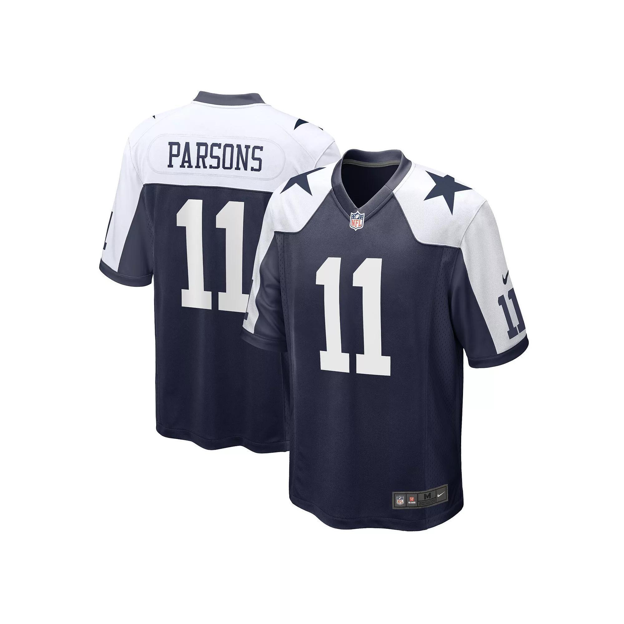 Mens Nike Micah Parsons Dallas Cowboys Alternate Game Jersey Blue Product Image