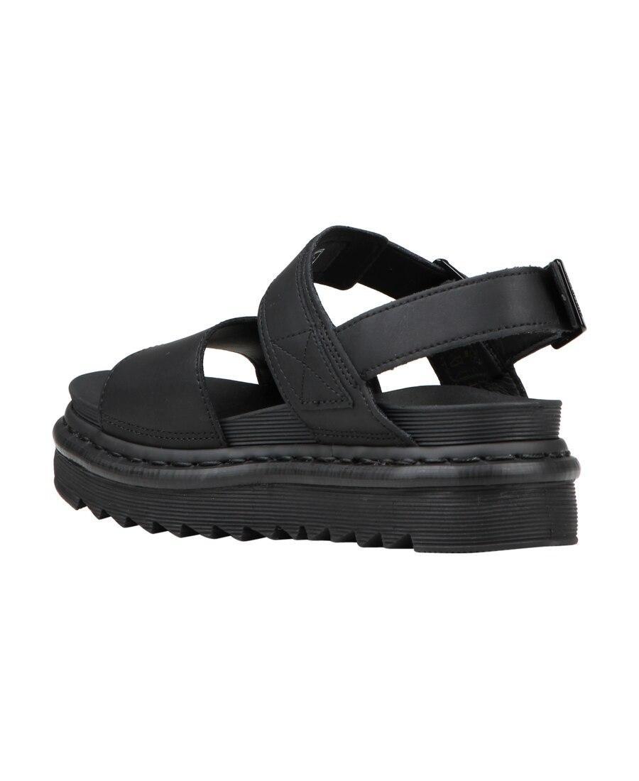 DR. MARTENS' Voss Leather Platform Slingback Sandals In Black Product Image