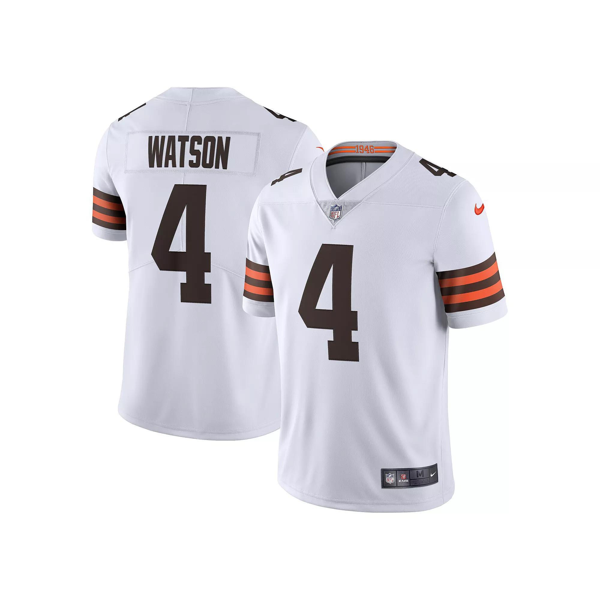 Men's Nike Deshaun Watson White Cleveland Browns 2020 Vapor Limited Jersey, Size: XL Product Image