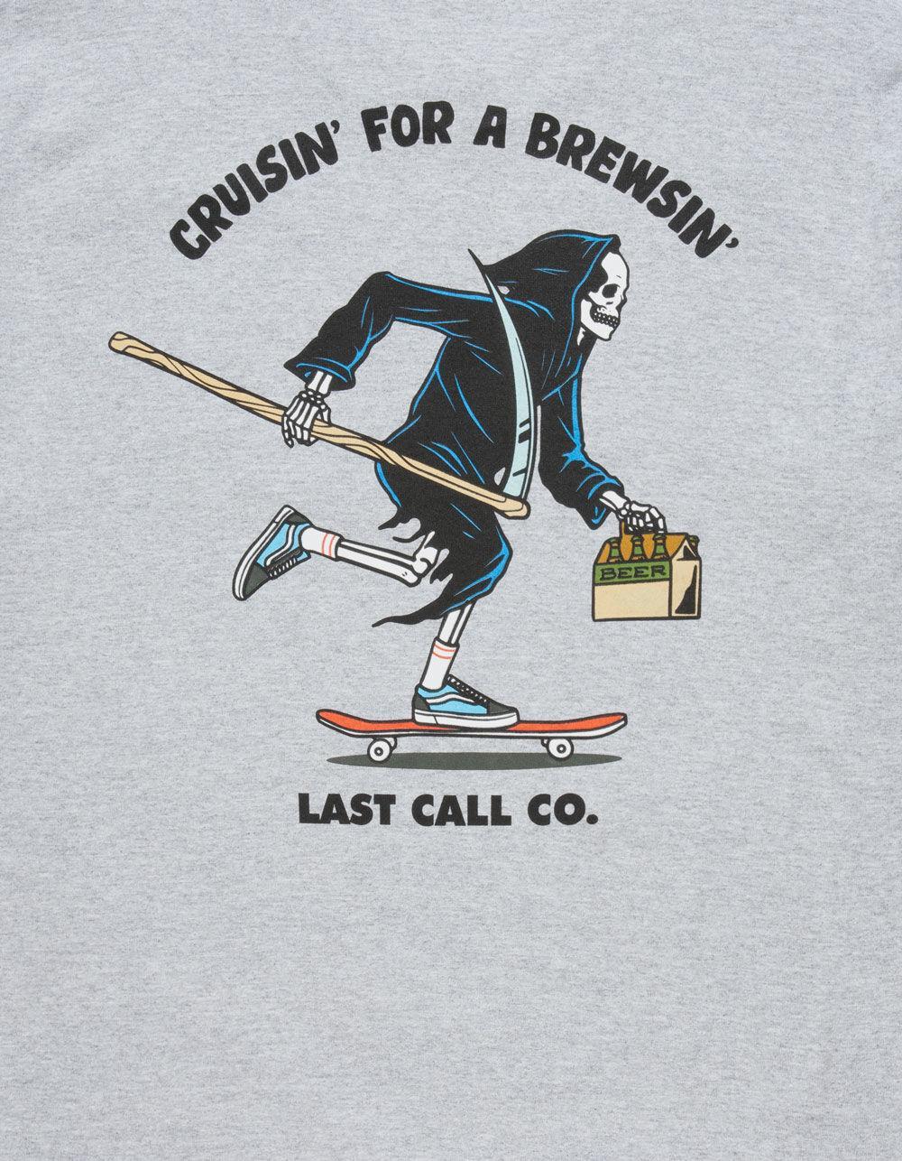 LAST CALL CO. Brewsin Mens Tee - HEATHER GRAY Product Image