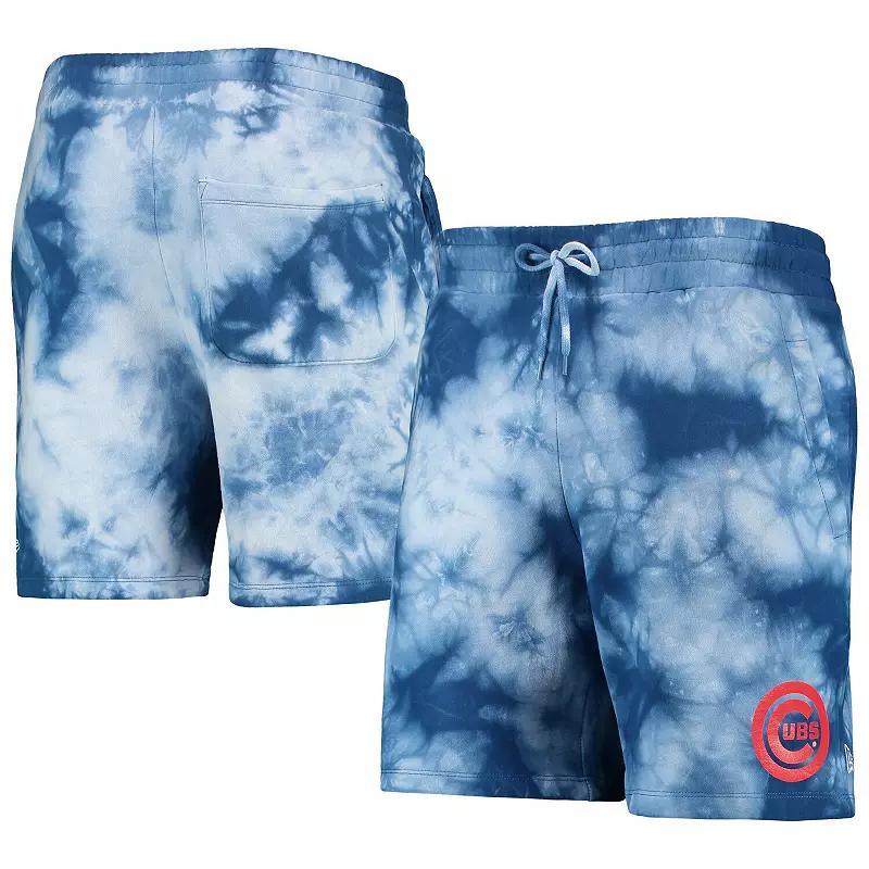 Men's New Era Royal Chicago Cubs Team Dye Shorts, Size: 3XL, Blue Product Image
