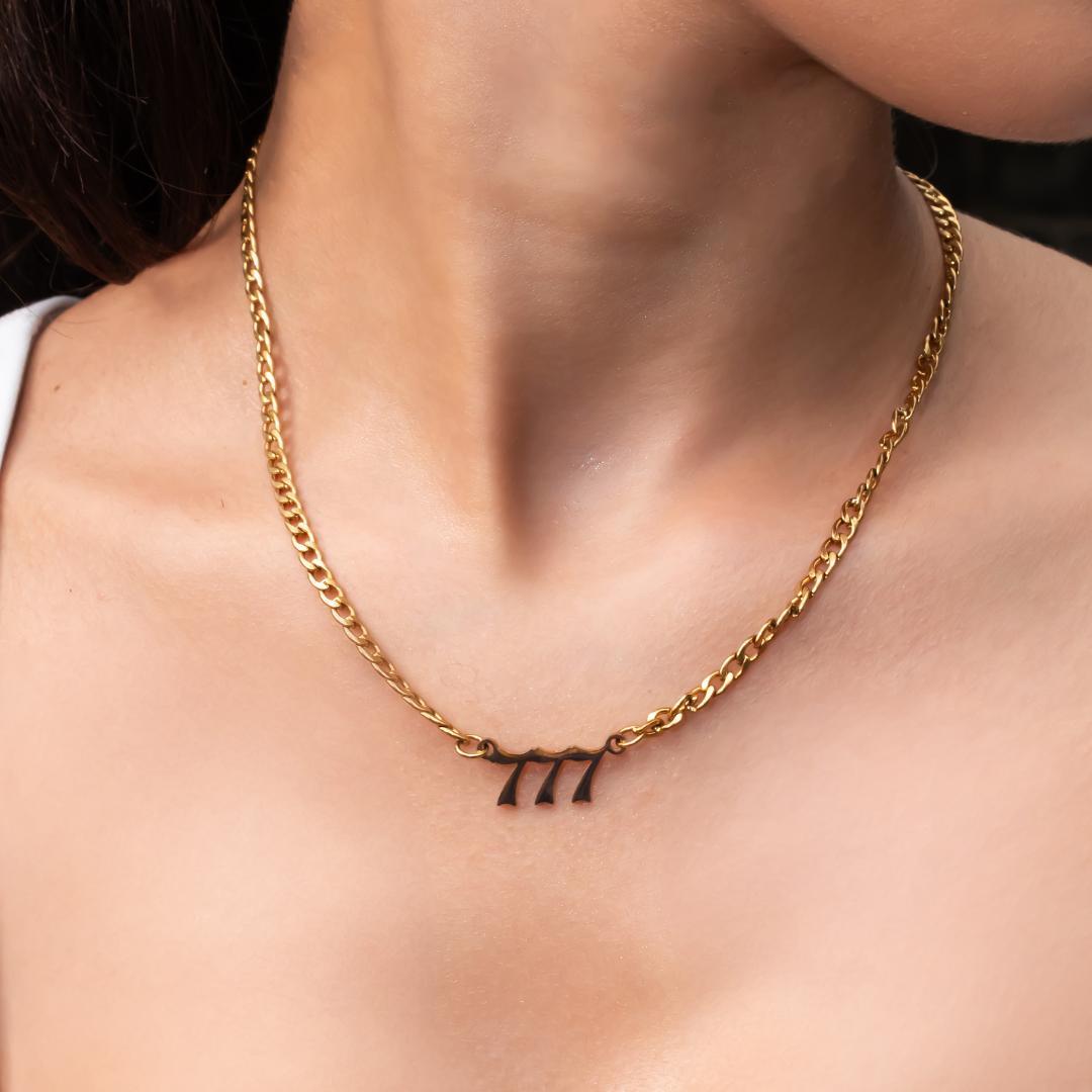 Angel Number Necklace Product Image