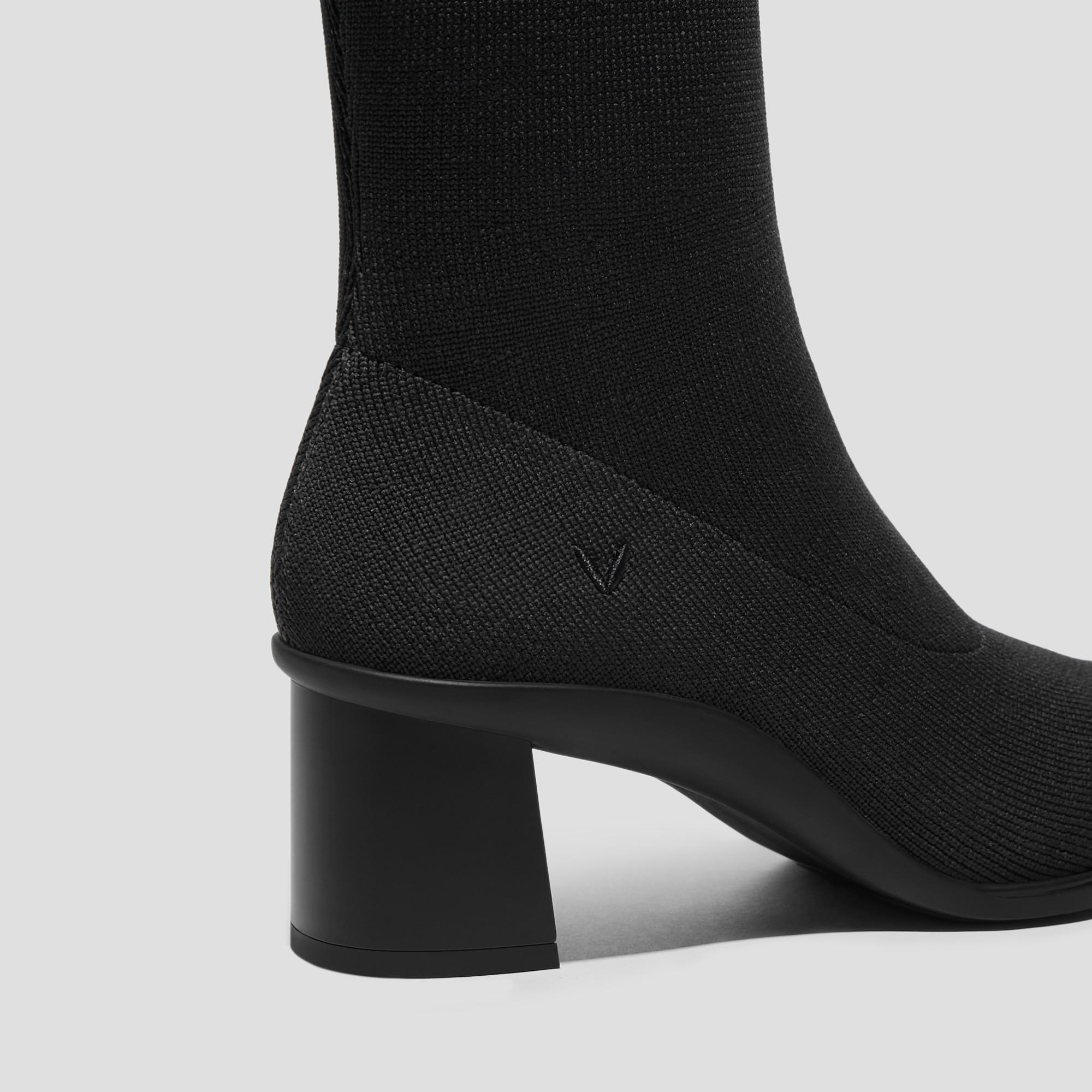 Almond-Toe Running Heel Boots (Amanda) Product Image
