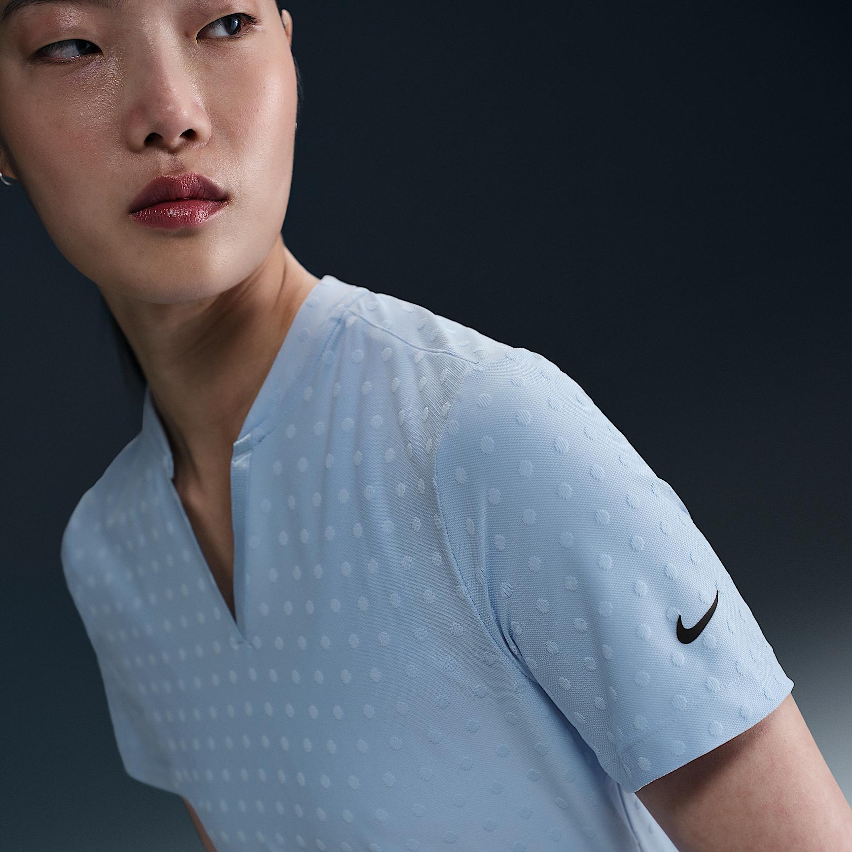 Nike Tour Women's Dri-FIT Short-Sleeve Blade Jacquard Golf Polo Product Image