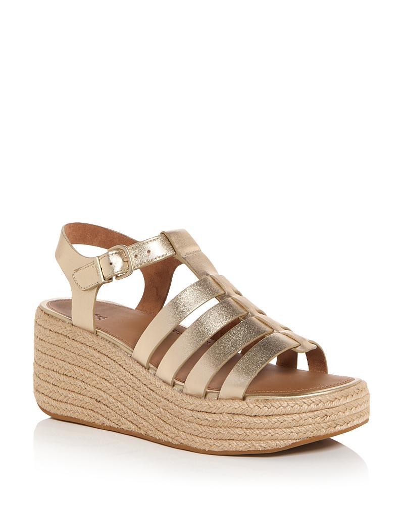 FitFlop Womens Fisherman Espadrille Wedge Sandals Product Image