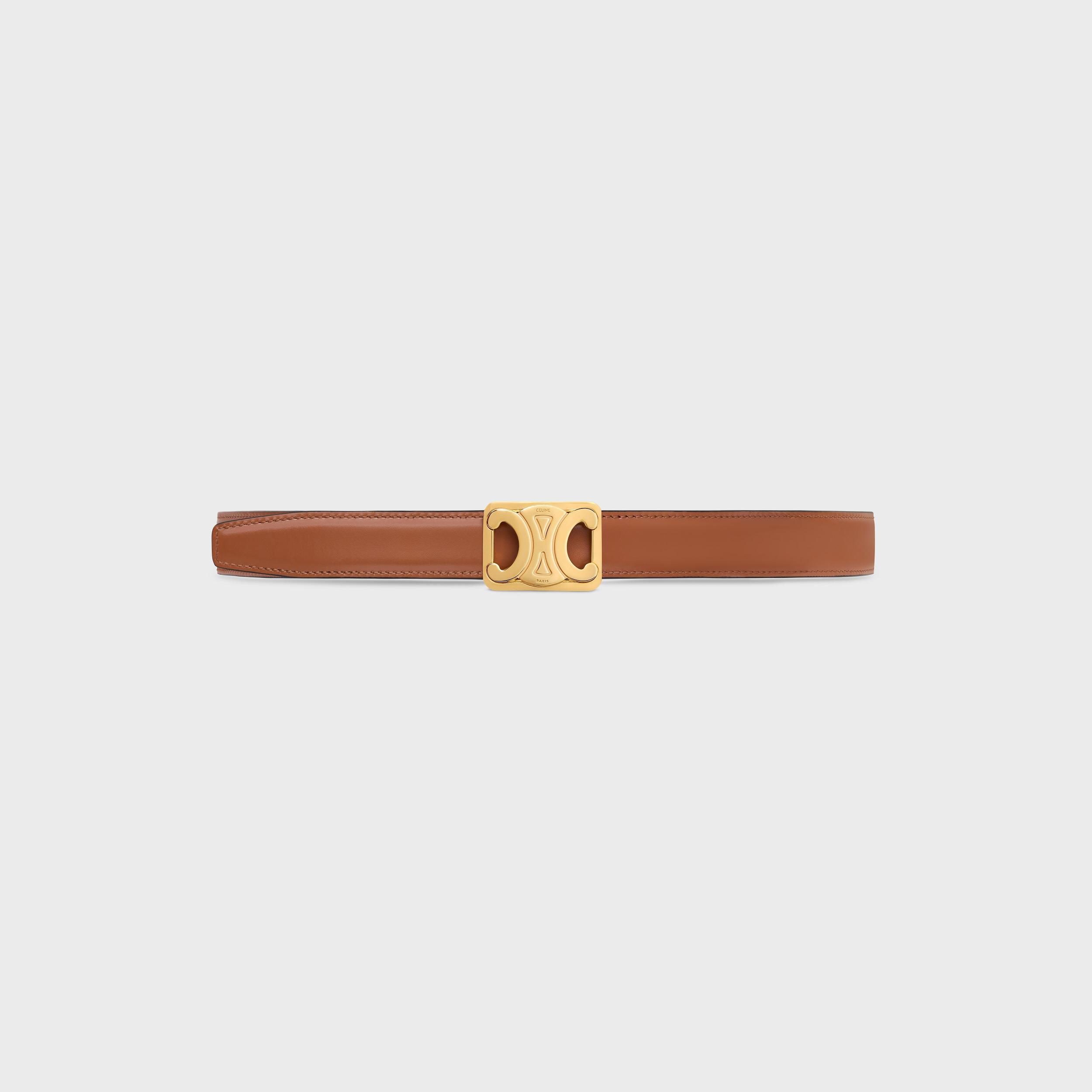MEDIUM REVERSIBLE FRAMED TRIOMPHE BELT IN TAURILLON Product Image