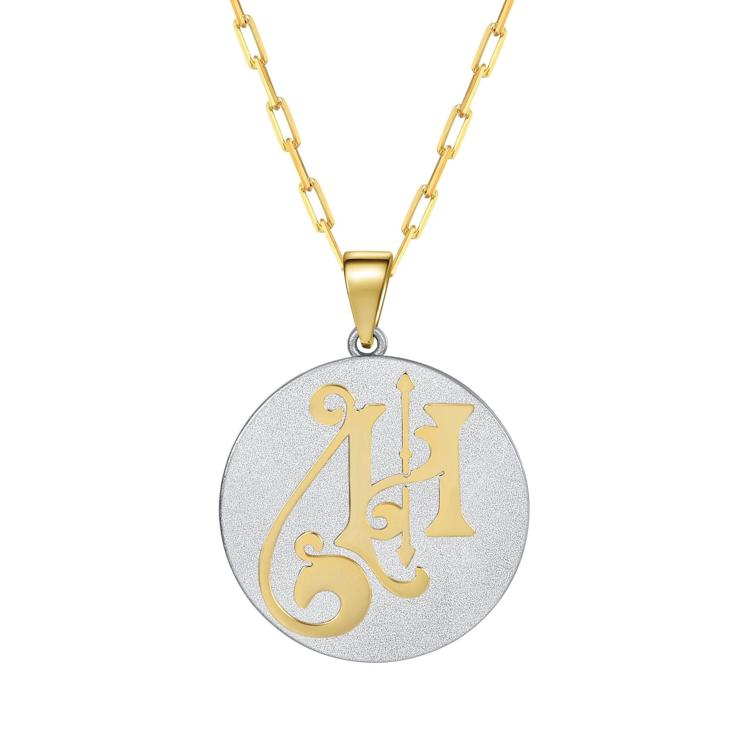 Saints & Saviors Fancy Initial K Pendant Necklace Product Image