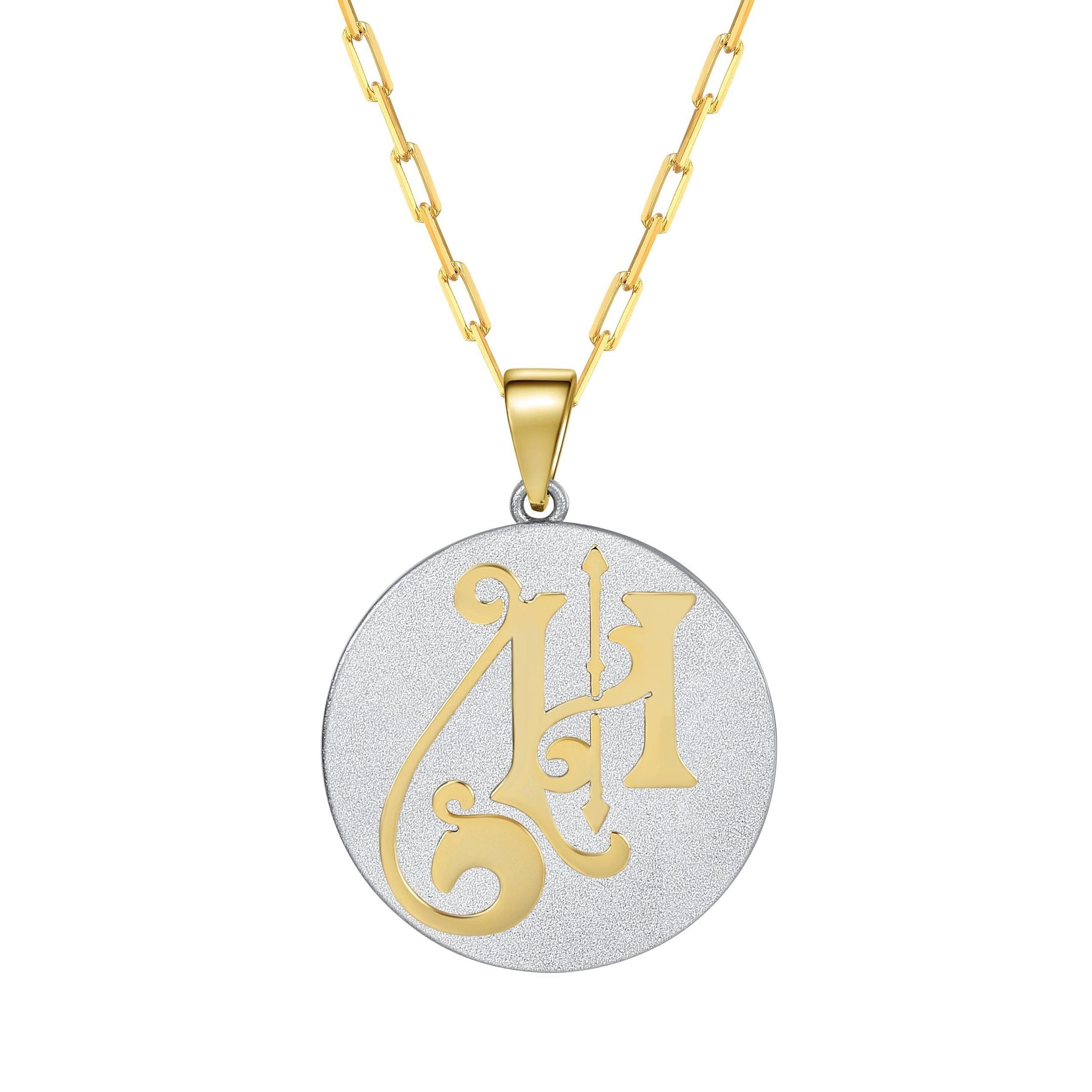 Saints & Saviors Fancy Initial K Pendant Necklace Product Image