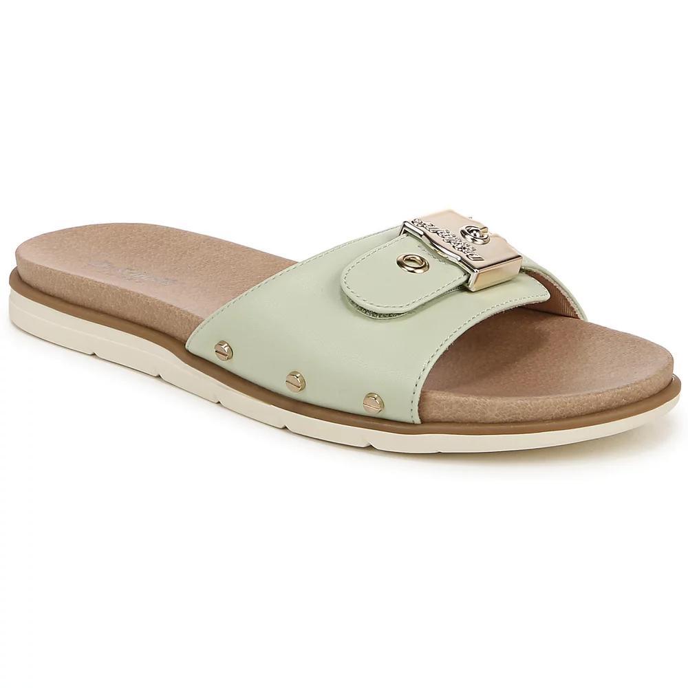 Dr. Scholl's Nice Iconic Women's Slide Sandals, Size: 8.5, Aloe Green Product Image