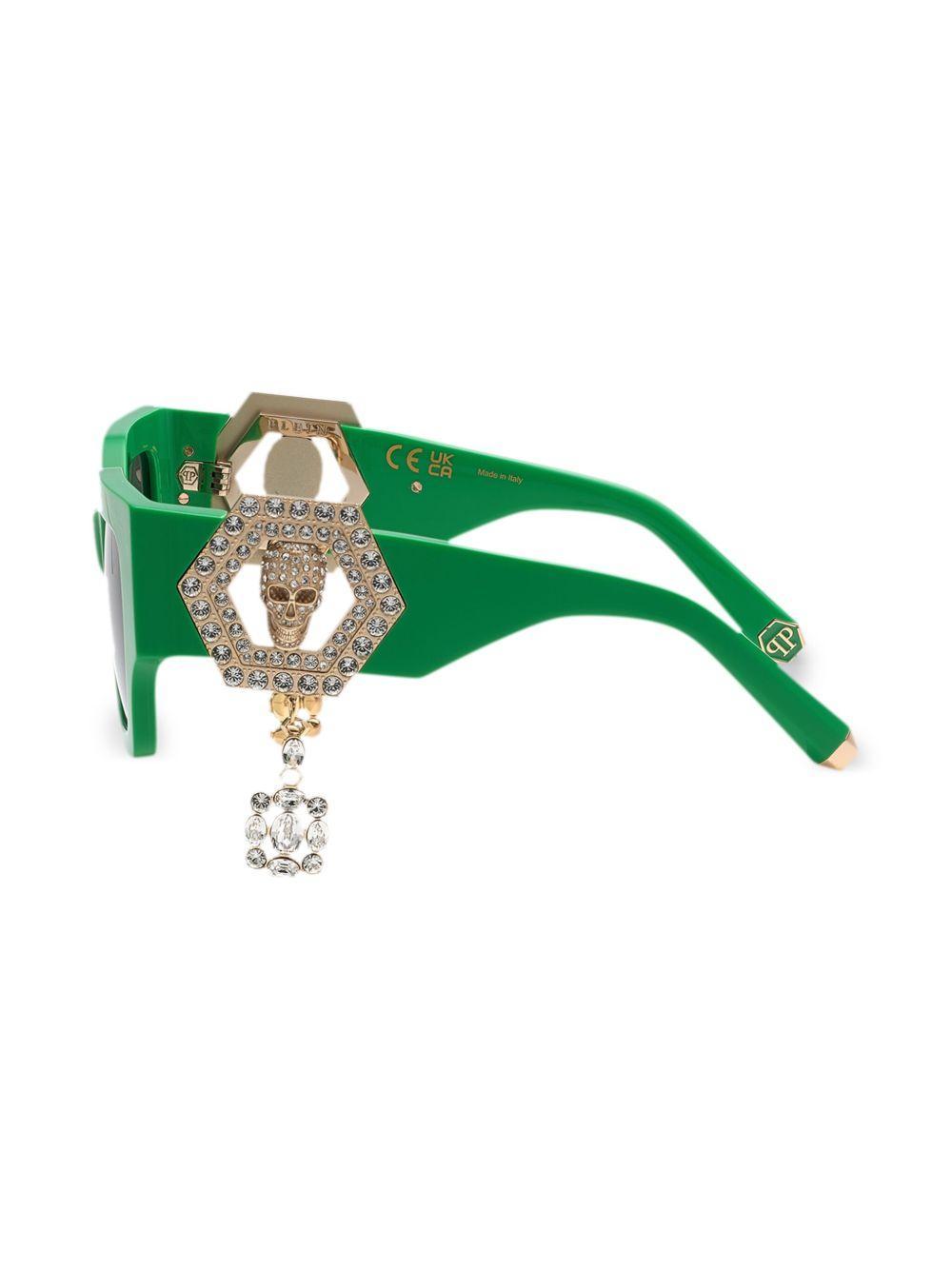 Square Exclusive oversize-frame sunglasses Product Image