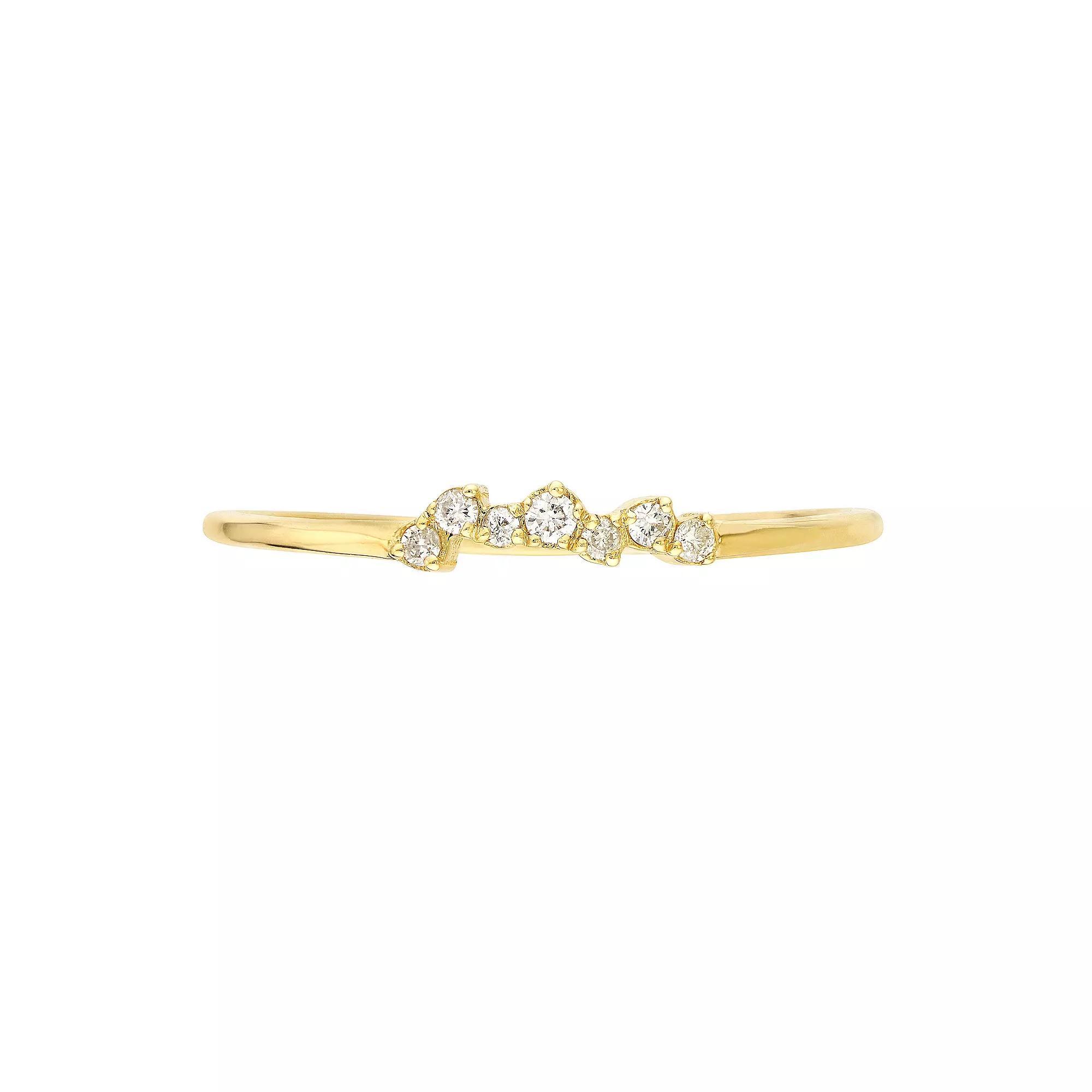 14k Gold Diamond Accent Fashion Ring, Women's, Size: 7 Product Image