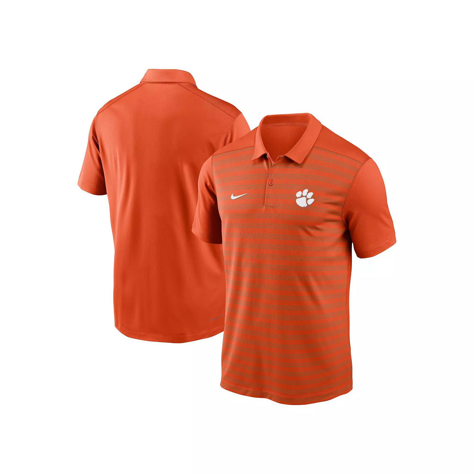 Men's Nike Orange Clemson Tigers 2024 Early Season Coaches Sideline Performance Polo, Size: Small Product Image