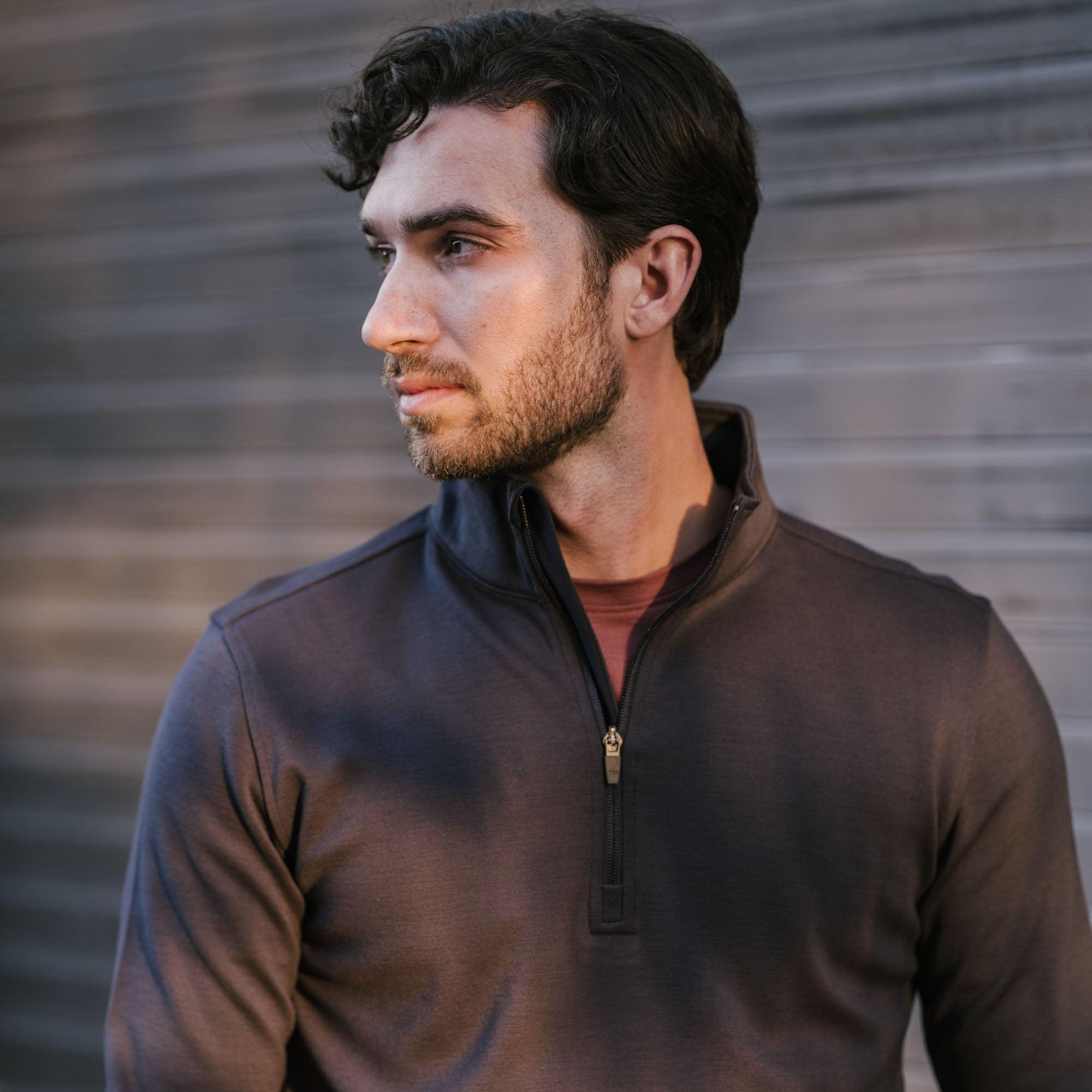 Ponte Quarter-Zip Pullover Product Image