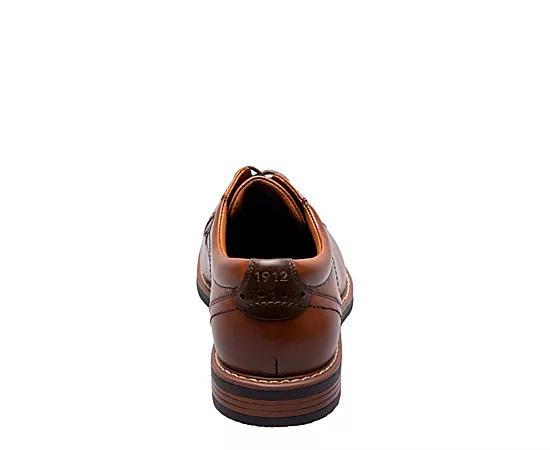 Nunn Bush Centro Flex Mens Cap Toe Oxford Dress Shoes Red Product Image