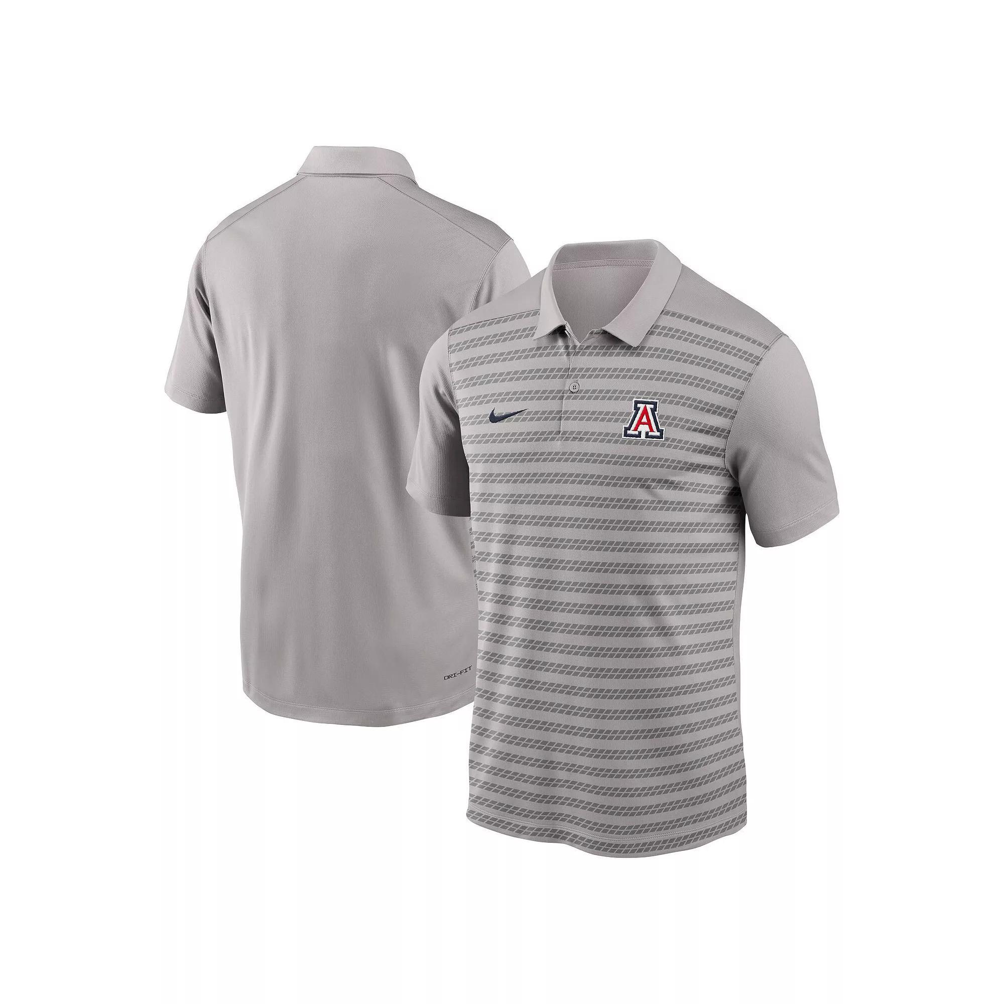 Mens Nike Pewter Arizona Wildcats 2024 Early Season Coaches Sideline Performance Polo Product Image