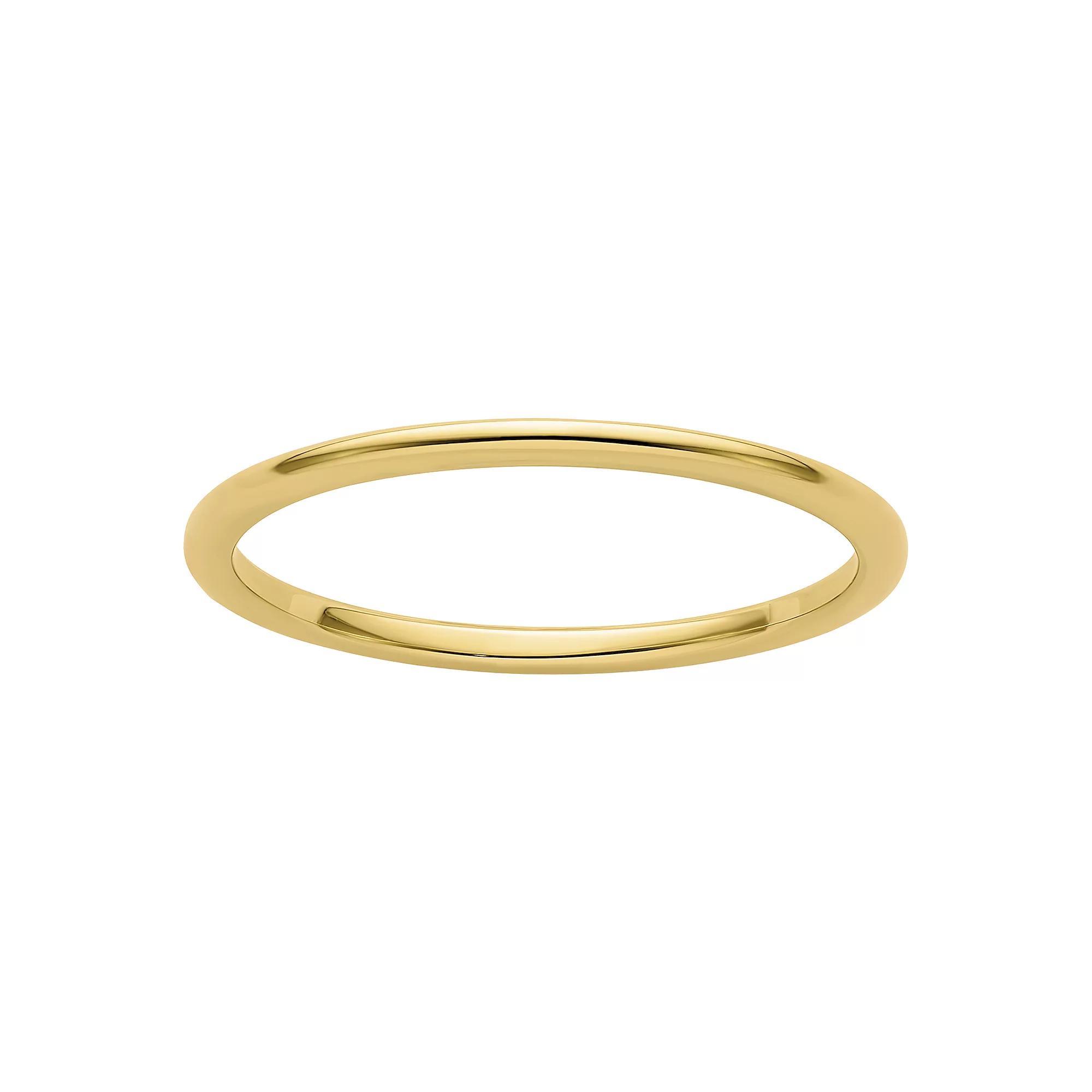 Stacks & Stones 10k Gold 1.2 mm Half Round Stackable Band, Women's, Size: 9.50 Product Image