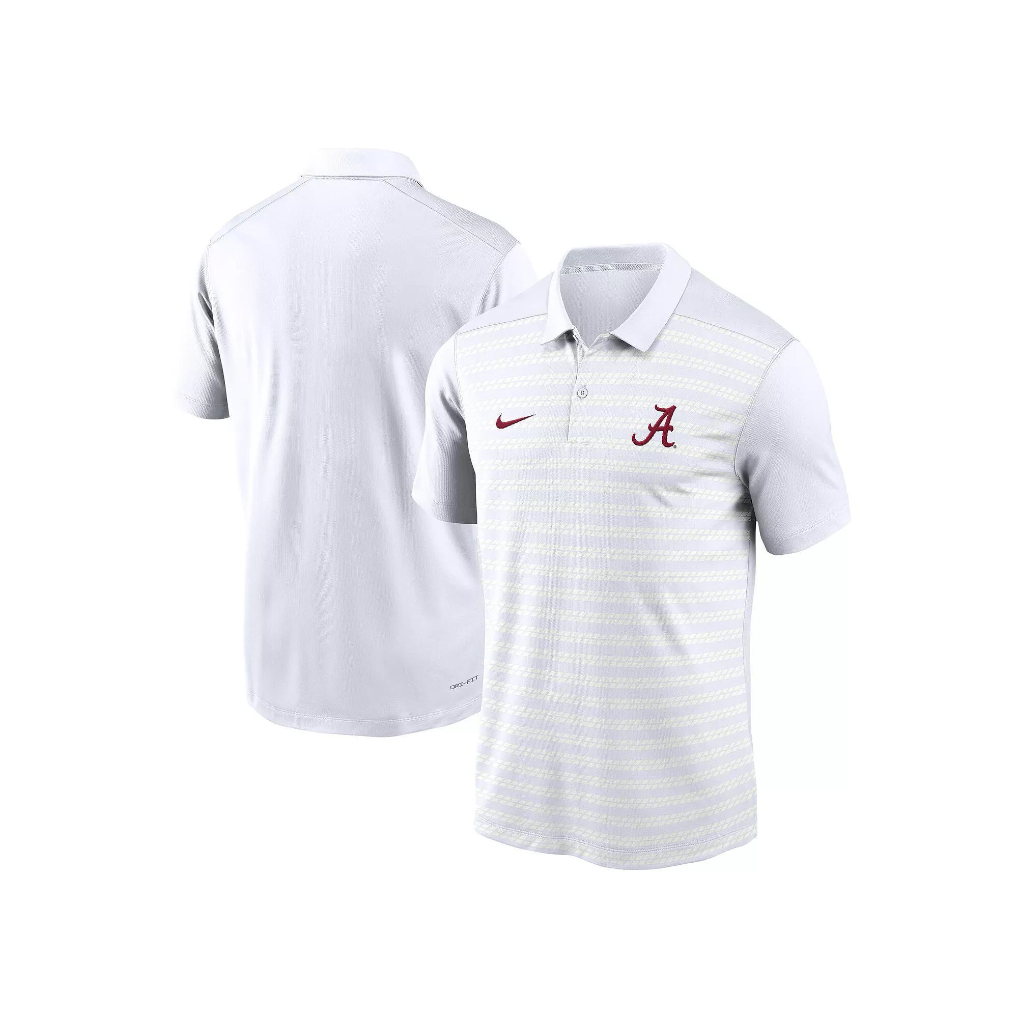 Men's Nike White Alabama Crimson Tide 2024 Early Season Coaches Sideline Performance Polo, Size: XXL Product Image