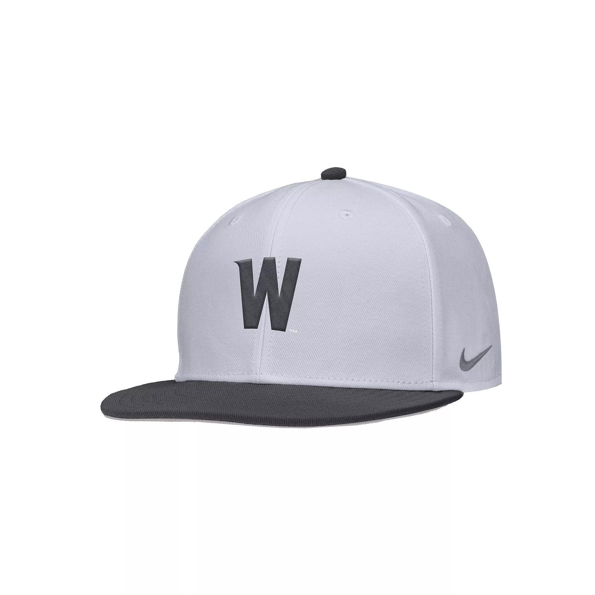 Men's Nike White Washington State Cougars On-Field Baseball Performance Fitted Hat, Size: 7 3/4, Wsc White Product Image