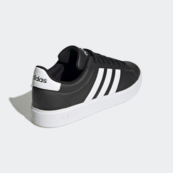 adidas Grand Court Shoes Core Black 4.5 Mens Product Image