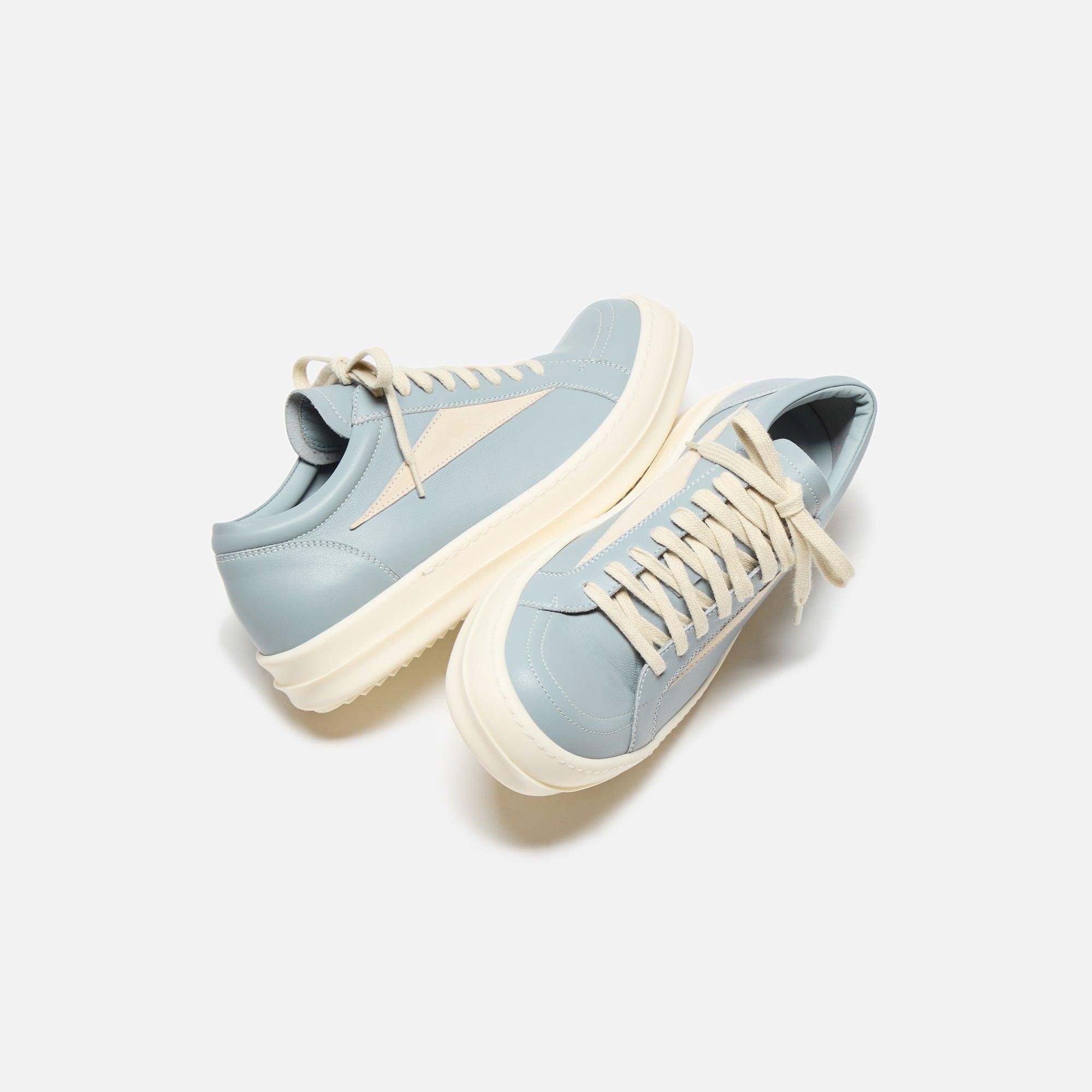 Rick Owens WMNS Vintage Sneaks - Pale Blue / Milk Female Product Image