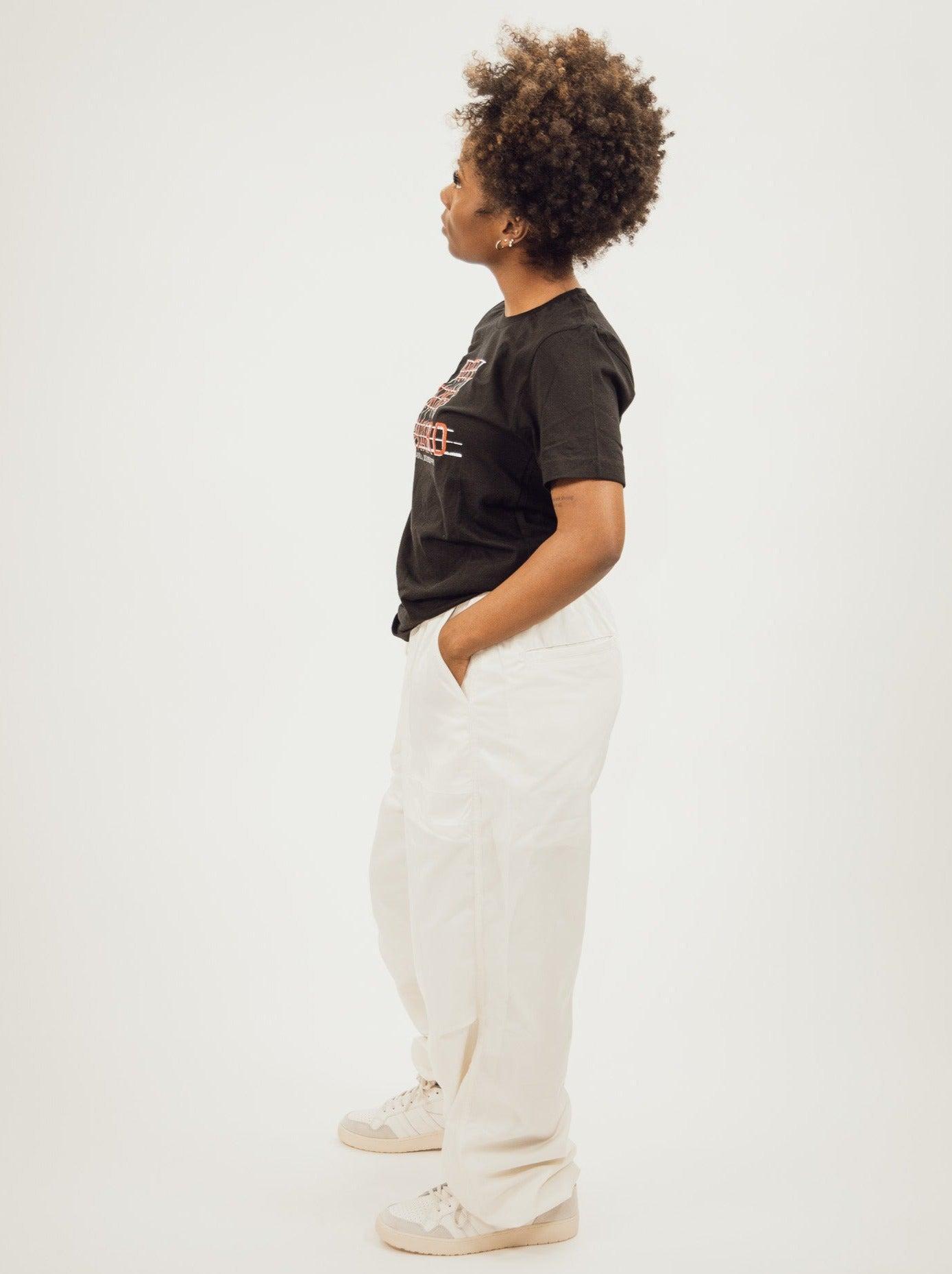Moon River Drawstring Pants - Cream Product Image