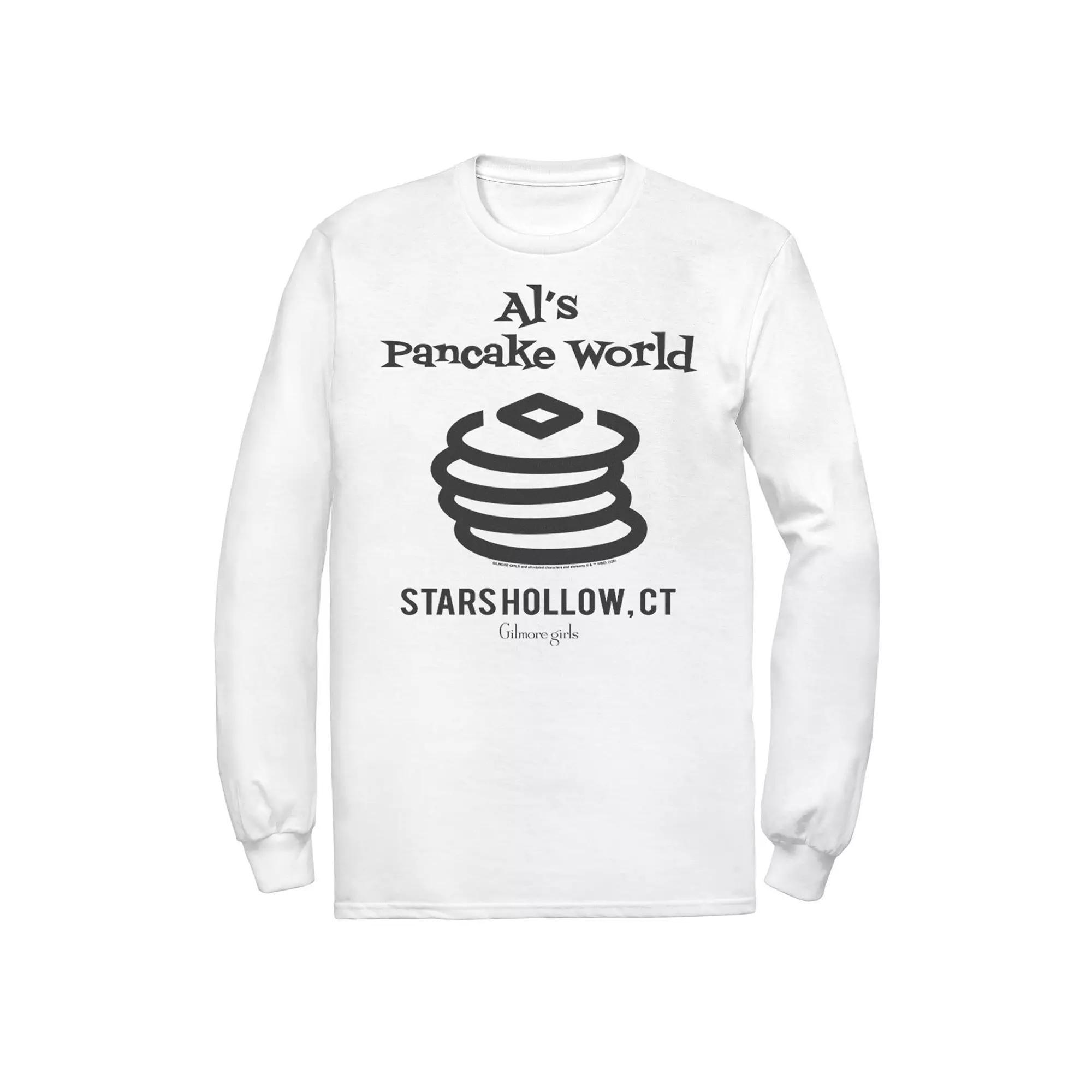 Men's Gilmore Girls Al's Pancake World Logo Tee, Size: XXL, White Product Image