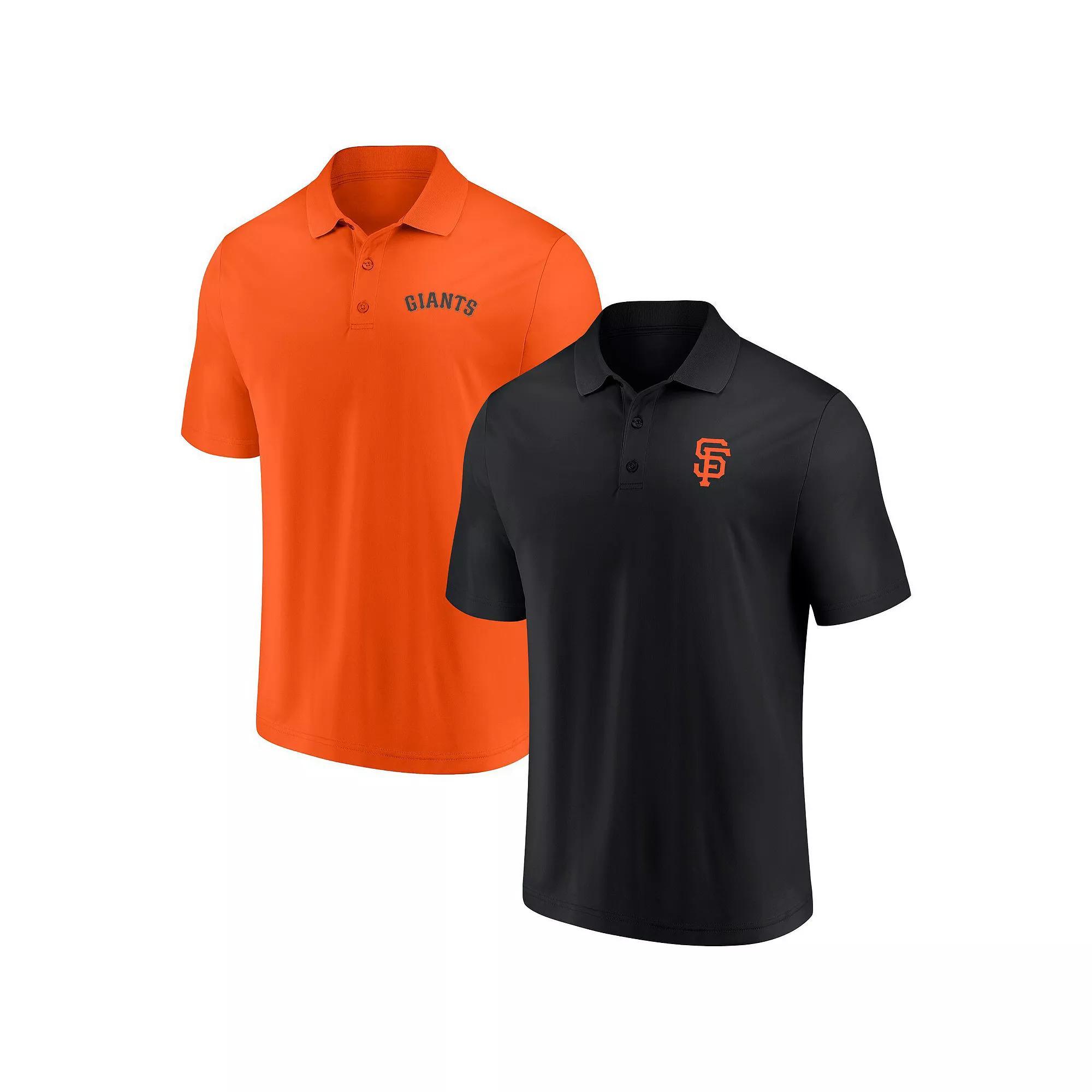 Men's Fanatics Branded Black/Gray Chicago White Sox Dueling Logos Polo Combo Set, Size: Large Product Image