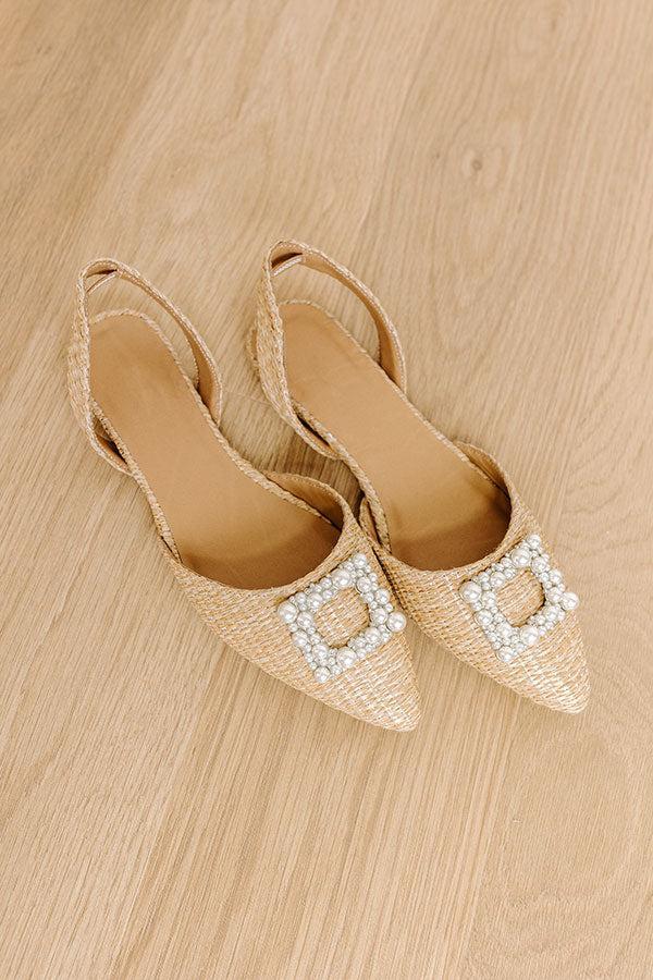 The Nabana Woven Flat In Natural Product Image