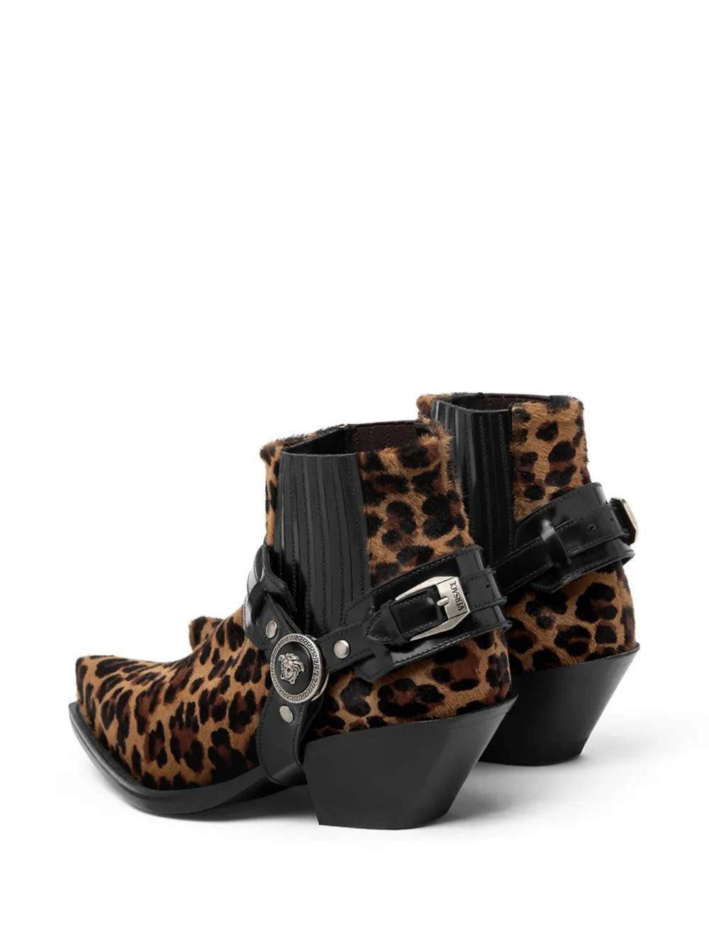 50mm Texano leopard-print cowboy boots Product Image