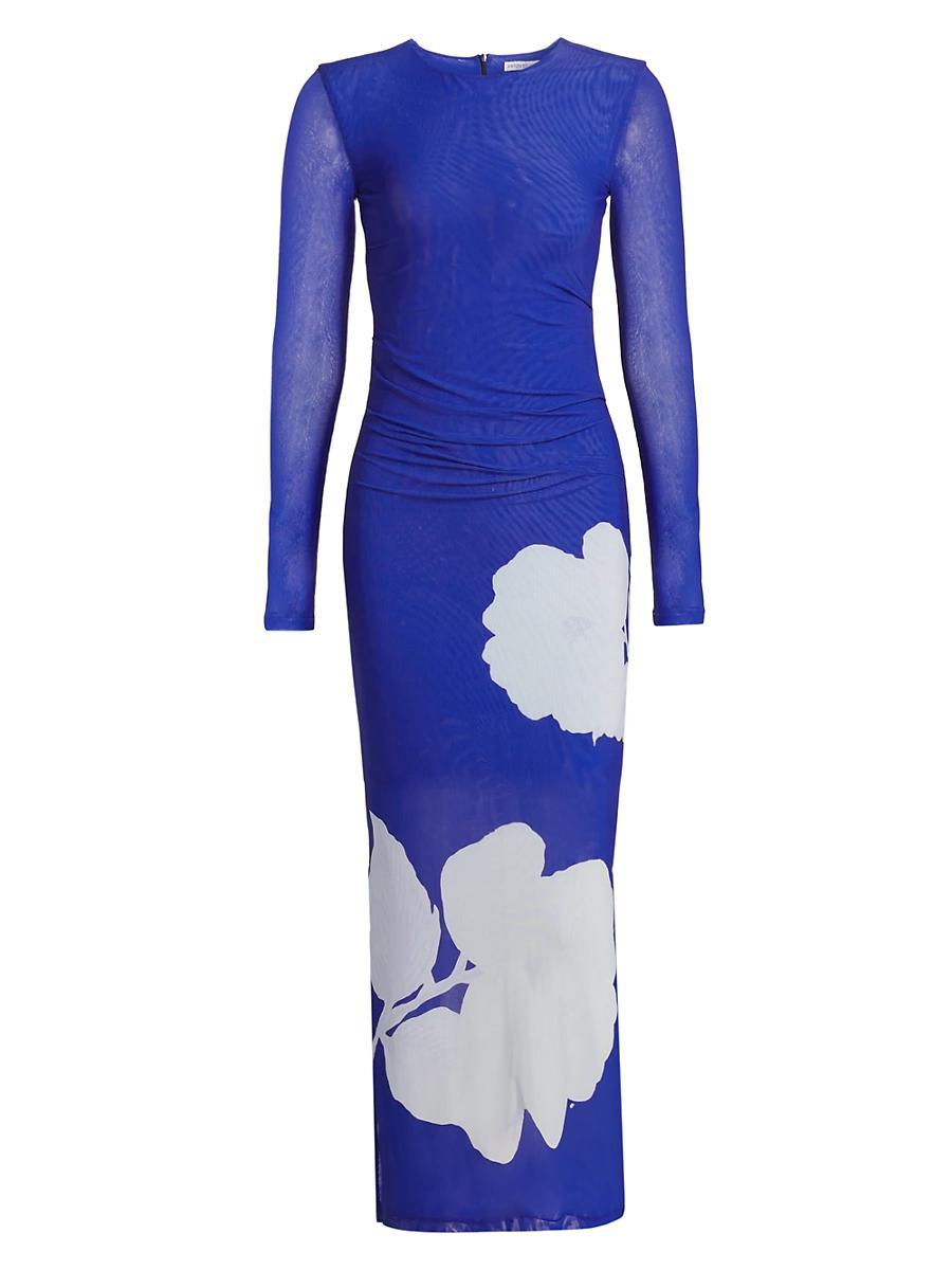 Womens Ezili Floral Mesh Maxi Dress Product Image