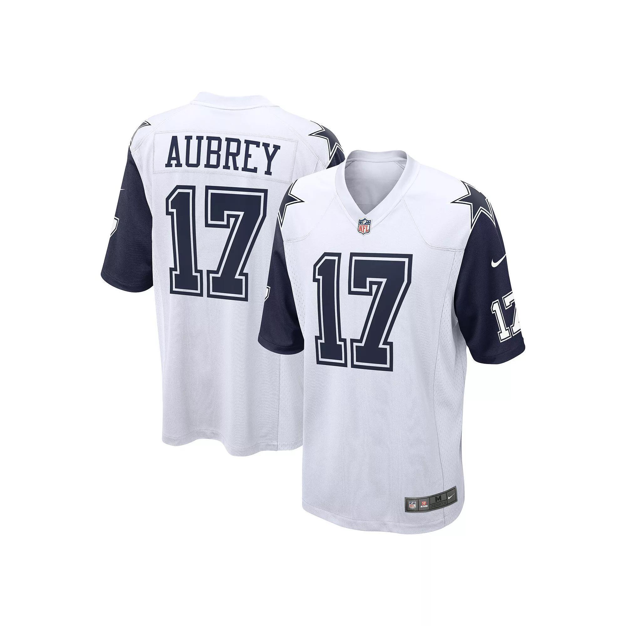 Men's Nike Brandon Aubrey White Dallas Cowboys Game Jersey, Size: Large Product Image