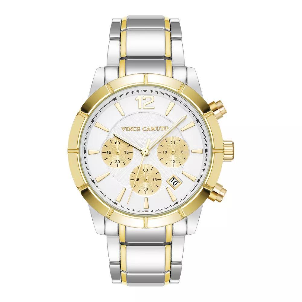Vince Camuto Mens Multi-Dial Bracelet Watch Two Tone Product Image