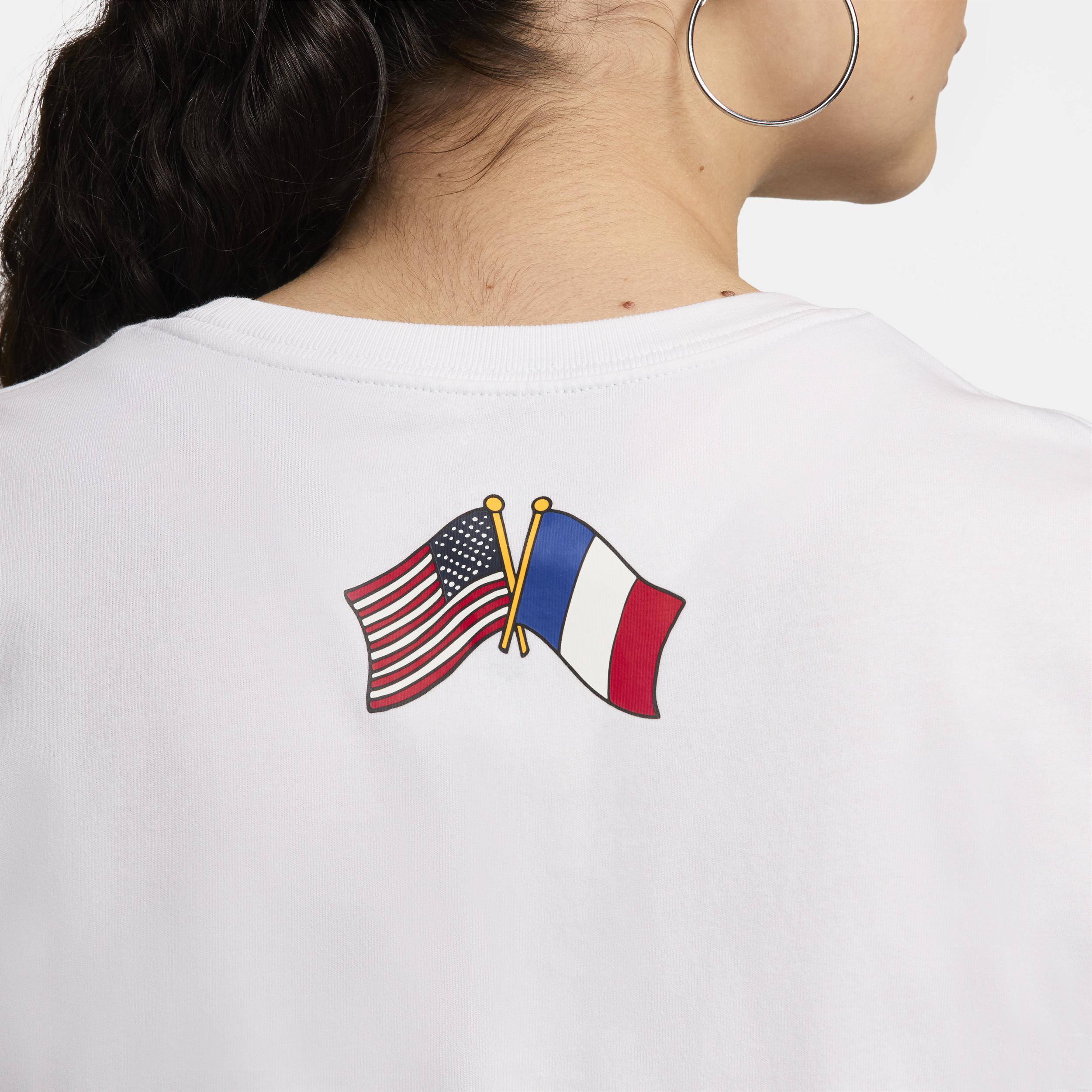 Women's Nike White Team USA Essentials Eagle T-Shirt, Size: XS, Usa White Product Image