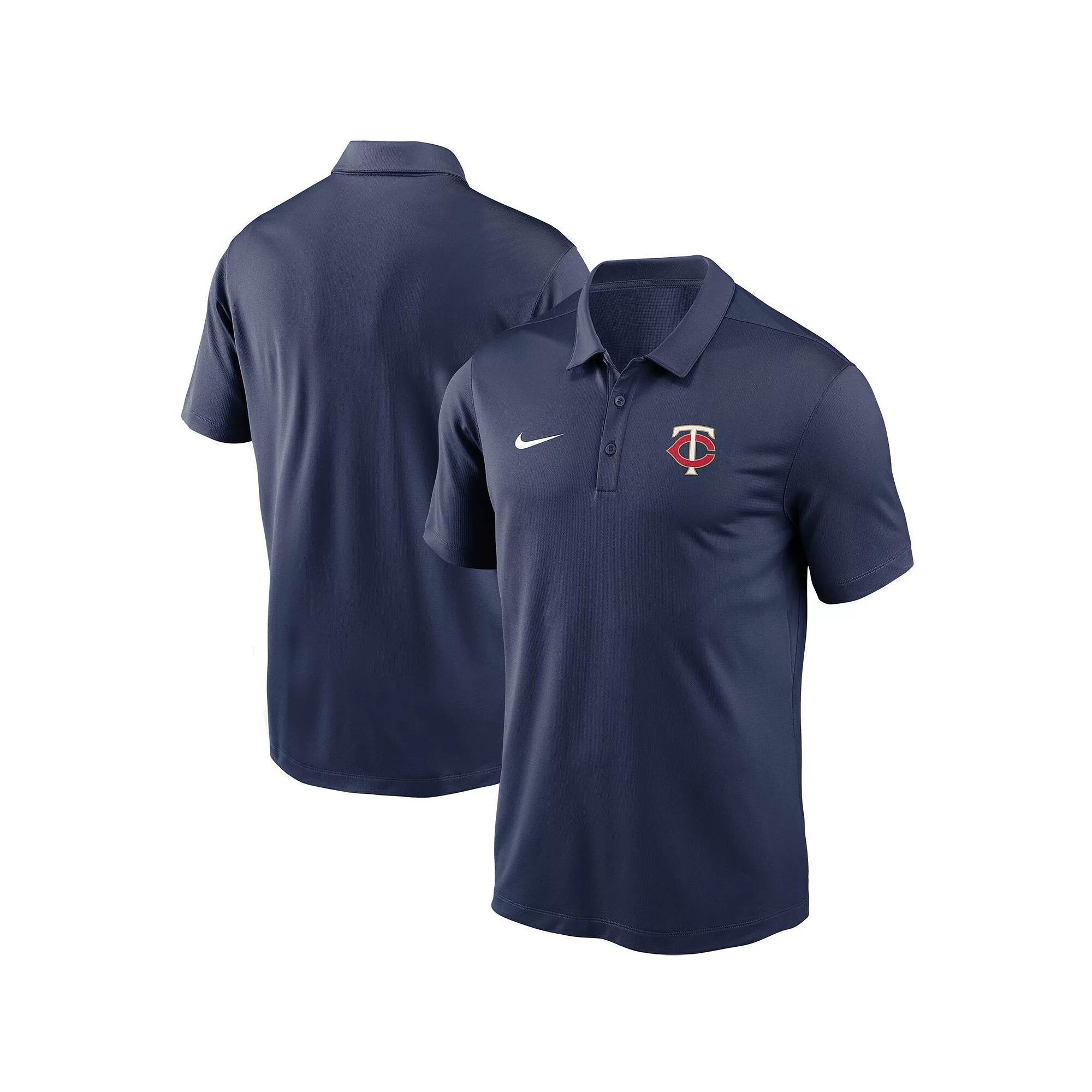 Mens Nike Minnesota Twins Team Logo Franchise Performance Polo Blue Product Image