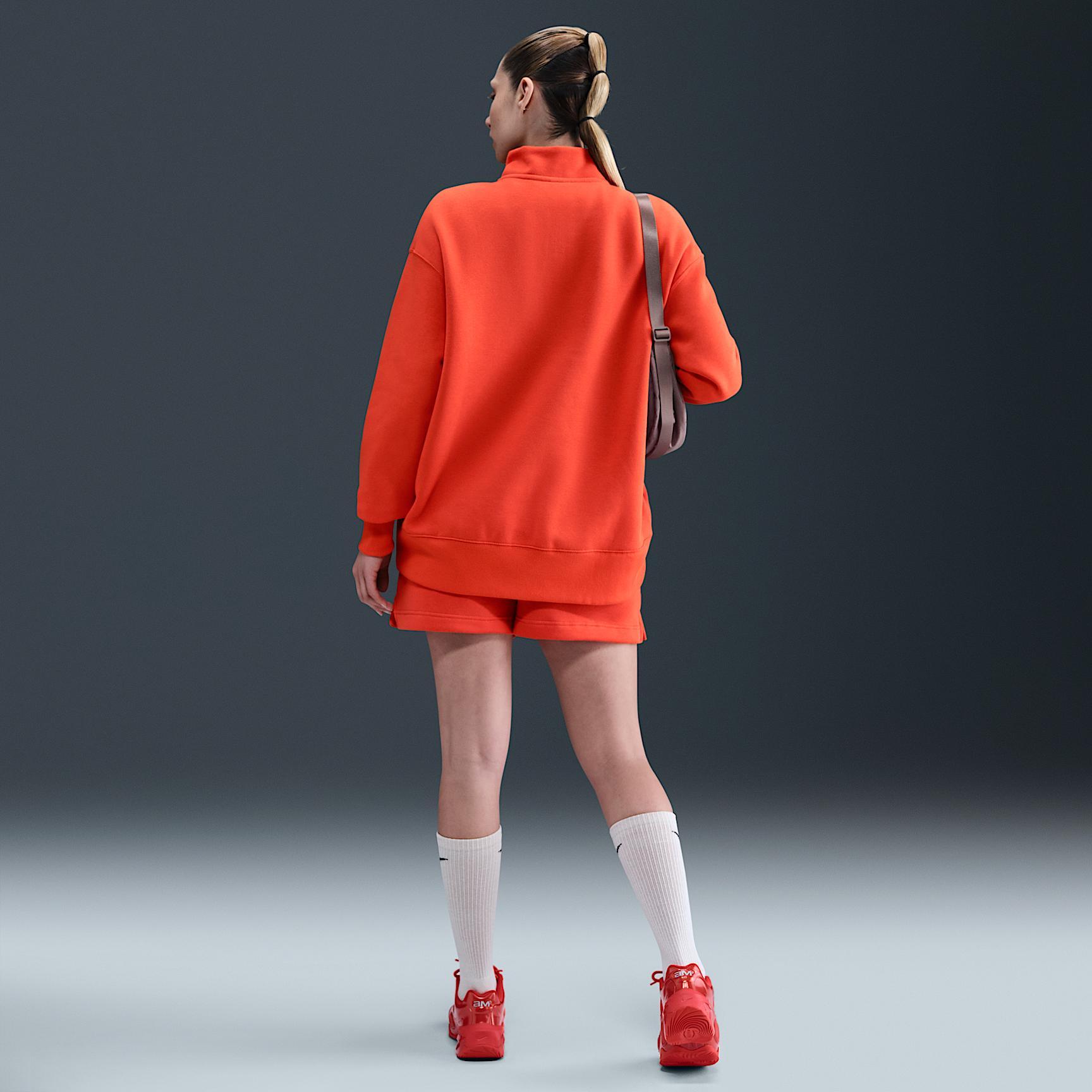 Women's Nike Sportswear Phoenix Fleece Oversized 1/4-Zip Long Sweatshirt Product Image